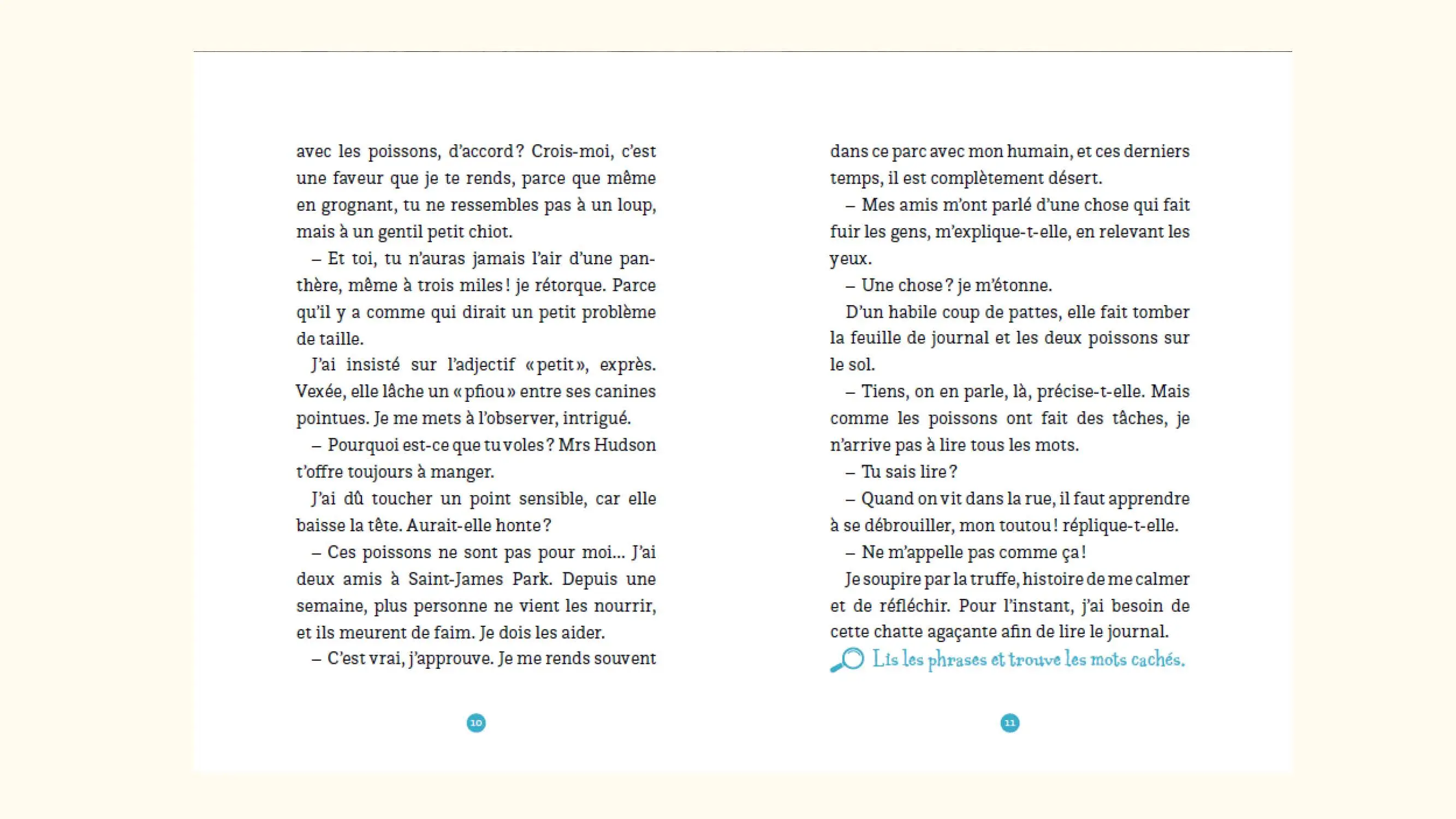 Détectives à moustaches - Le monstre de Saint James's park - Tome 1 - Une histoire avec énigmes à résoudre ! -  Etoile Filante - Dès 7 ans - Roman - 9782095057121 - page-interieure 03