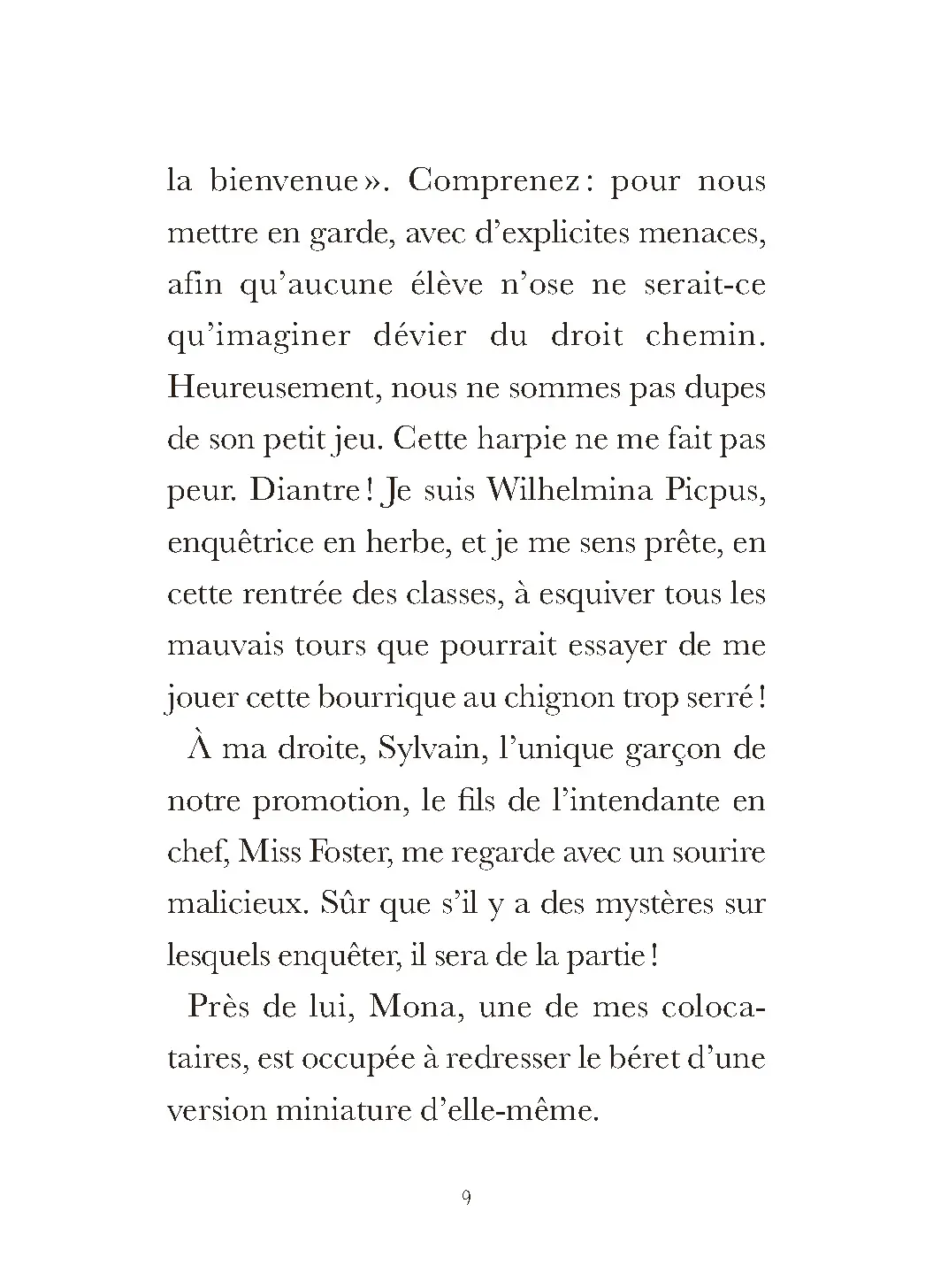 Une part de tarte sauce trahison - Une enquête de Wilhelmina Picpus - dès 9 ans - Roman - 9782095059620 - page-interieure-03