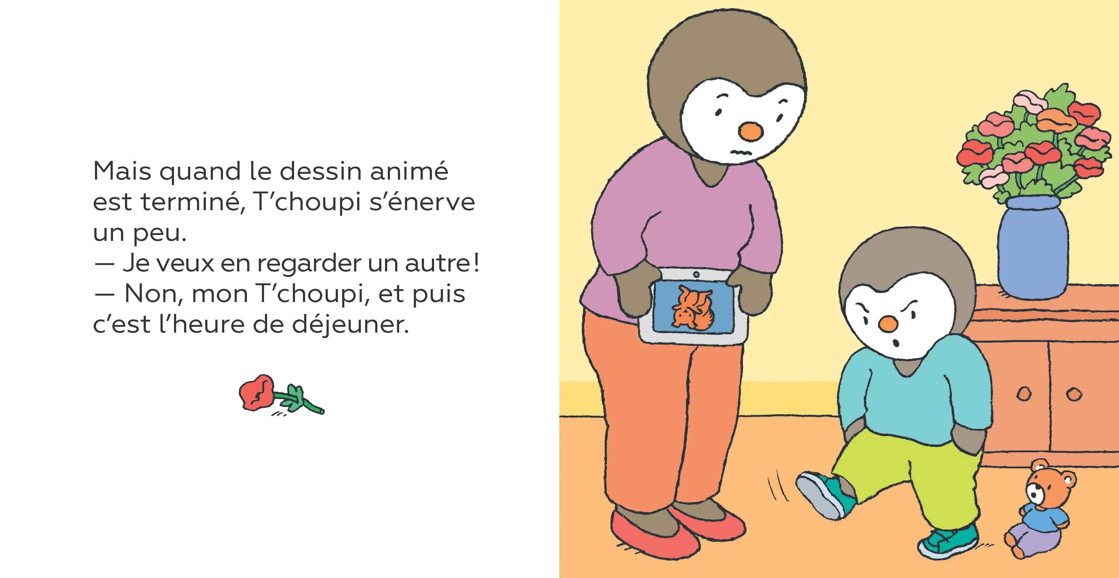 T'choupi s'amuse sans écran - album à lire et à écouter dès 2 ans - Album(s) - 9782095061258 - page-interieure 03