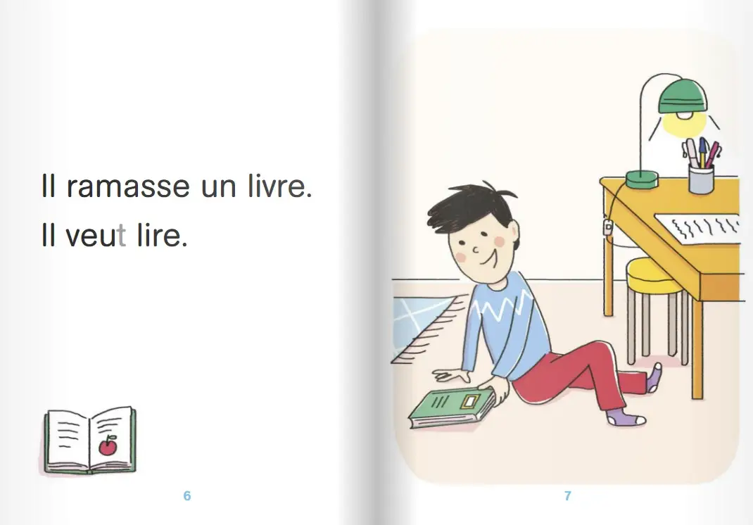 Regarde, je lis avec Noé et Mila -  lecture CP -  Niveau 1 - Vive les amis ! - Roman - 9782091932682 - page-interieure 04
