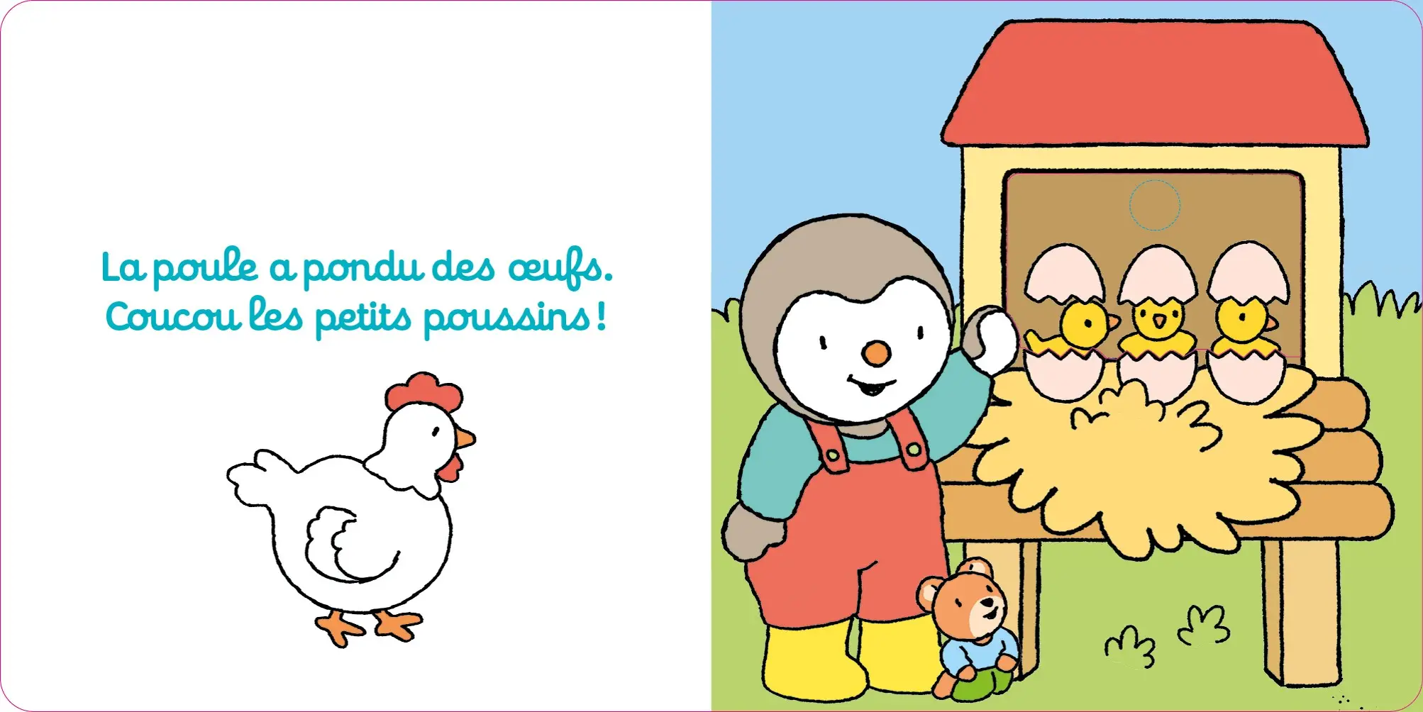 Bébé T'choupi - les animaux - livre animé - dès 6 mois - Livre d'éveil - 9782092493168 - page intérieure 04