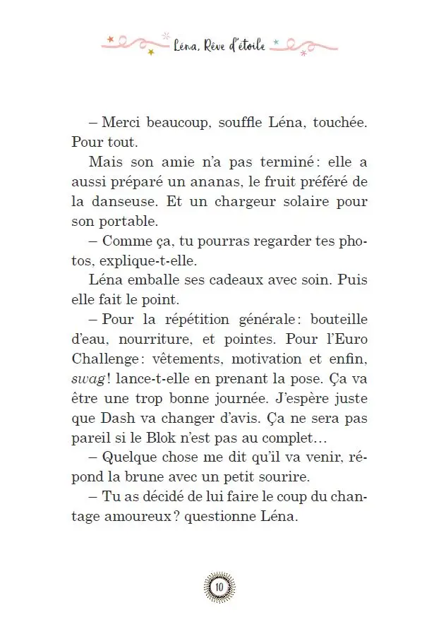 Léna rêve d'étoile - Dernière danse - Tome 10 - Dès 8 ans - Roman - 9782092588703 - page intérieure 04