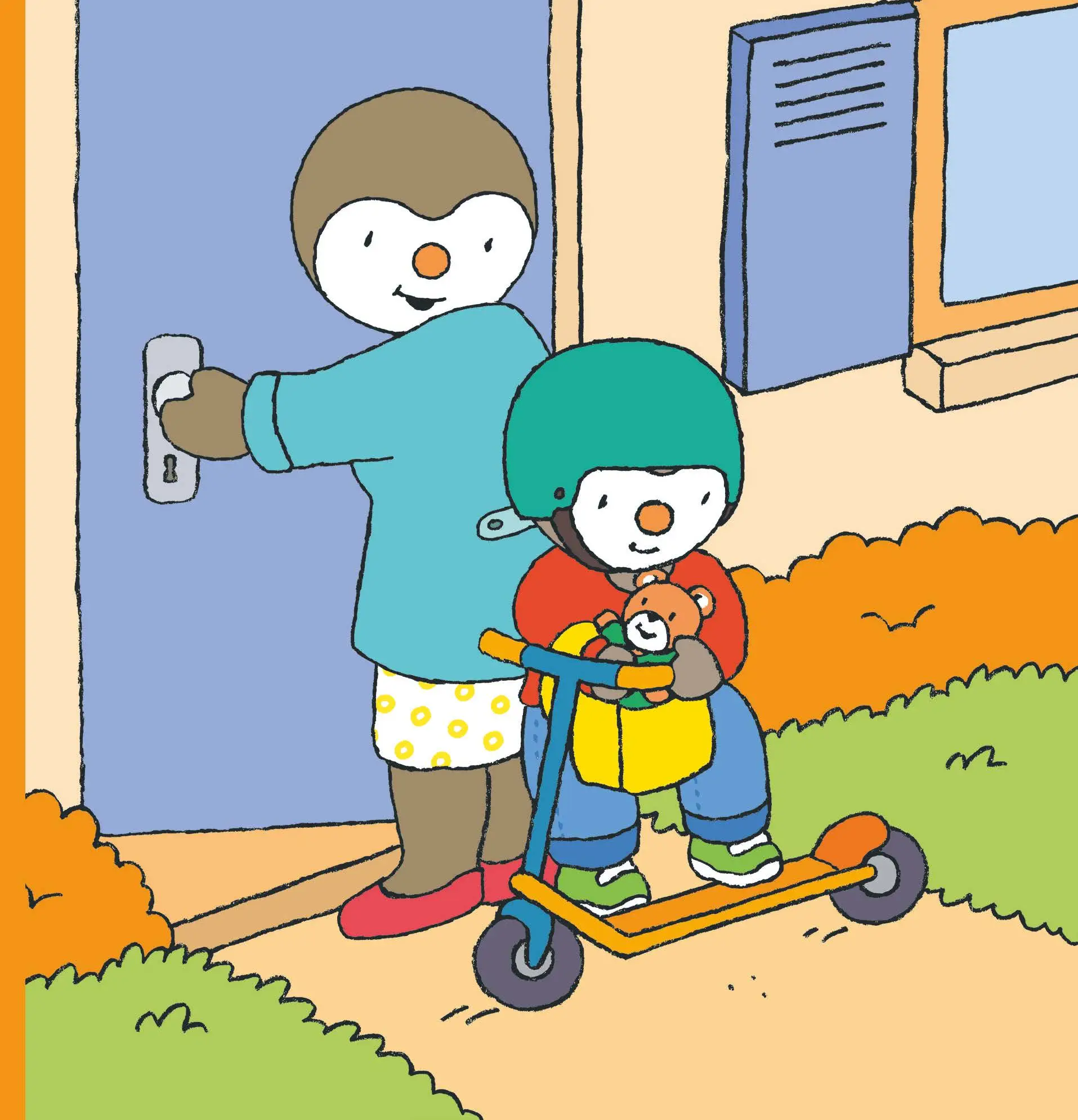T'choupi fait de la trottinette - Dès 2 ans - Album(s) - 9782092590287 - page intérieure 04