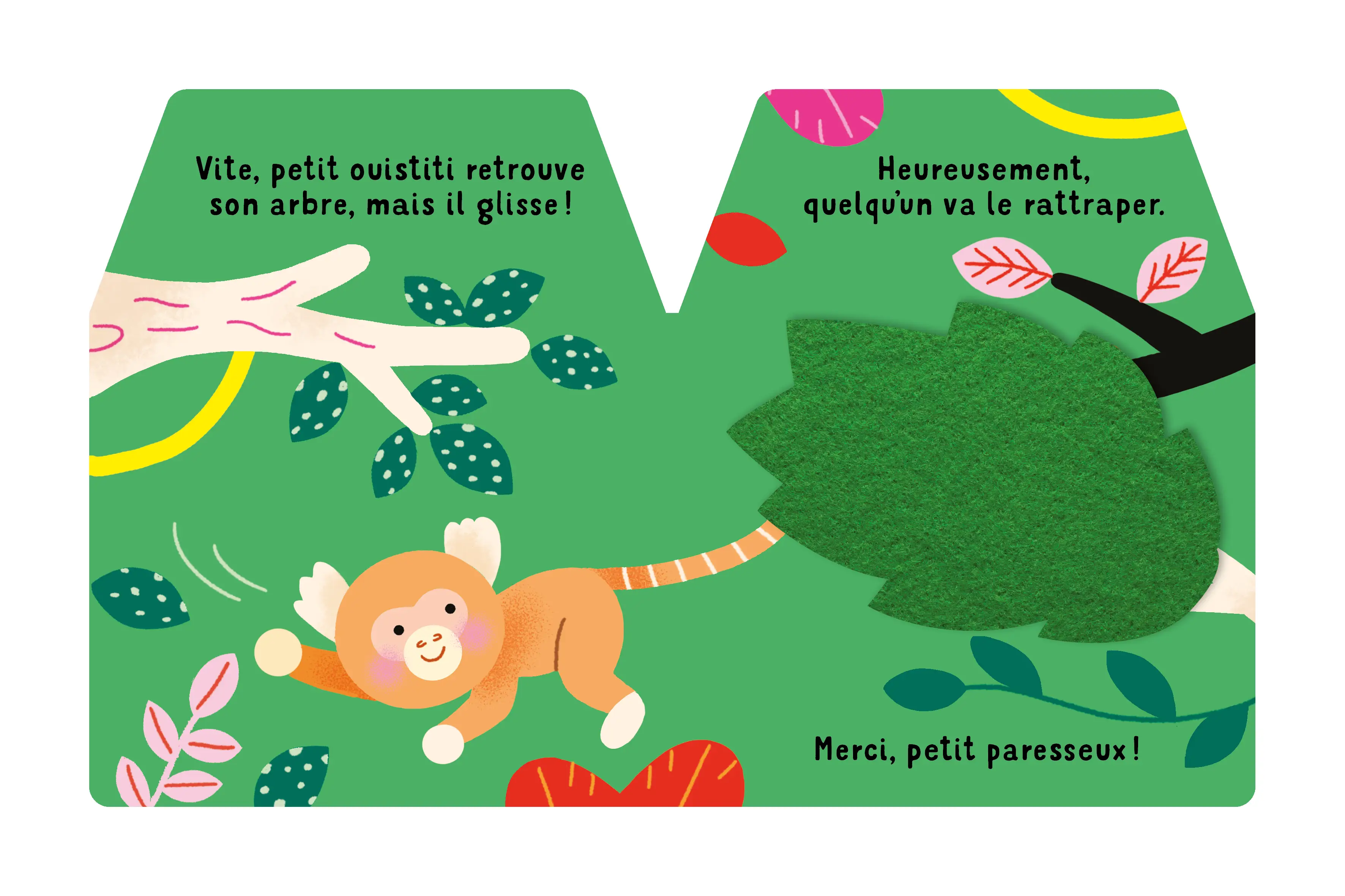 Cache-cache petit oustiti - Livre matière - éveil -  Dès 6 mois - Livre d'éveil - 9782092591376 - page intérieure 04