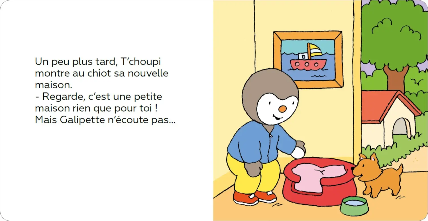 T'choupi adopte un chiot - Dès 2 ans - Album(s) - 9782092593110 - page intérieure 04