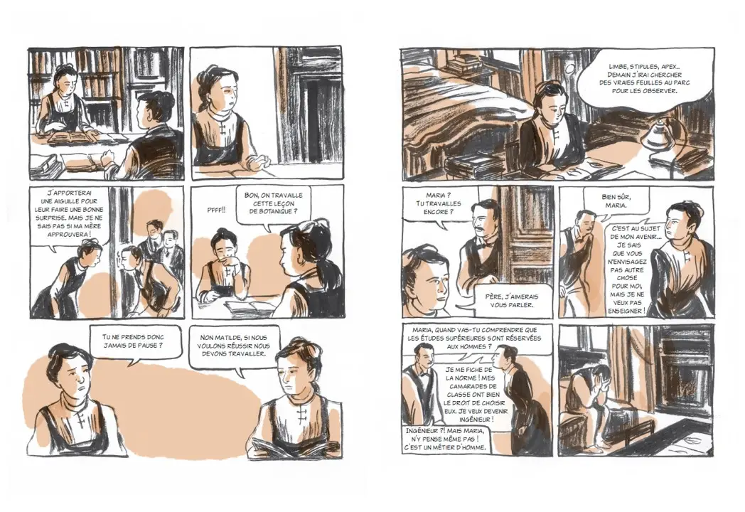 Maria Montessori : une vie pour la liberté - la biographie en BD d'un destin extraordinaire - BD - 9782092791349 - page-interieure 04