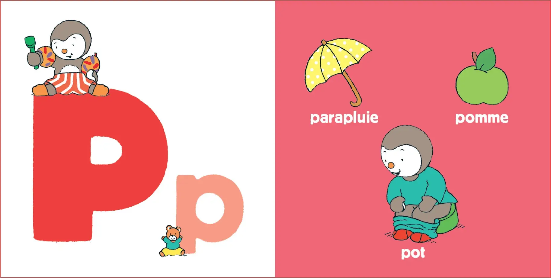 T'choupi, mon premier abécédaire - livre éducatif - dès 2 ans - Livre d'éveil - 9782095014926 - page-interieure 04