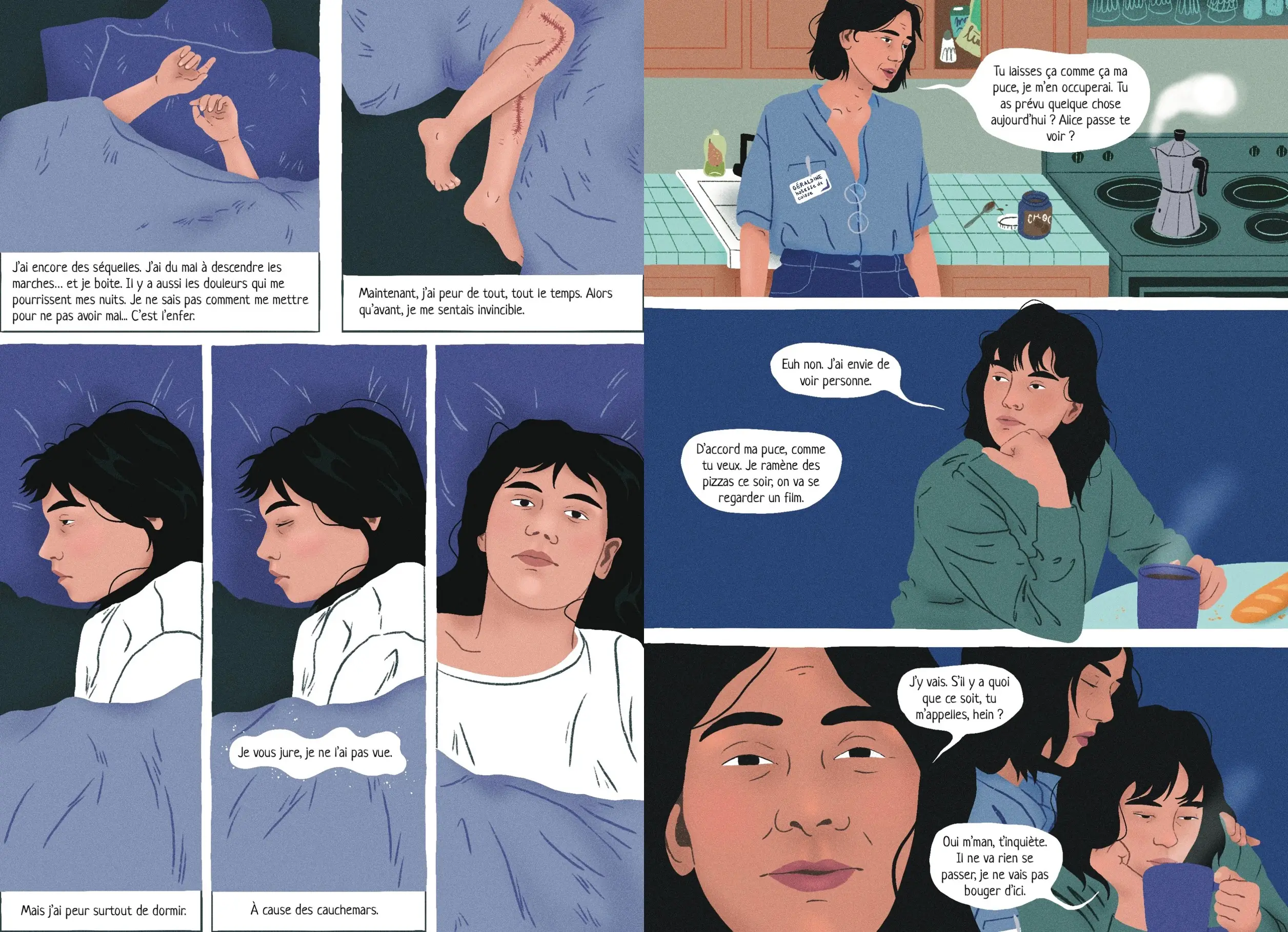 Poéstrip - Dans ma chair - Un roman graphique autour du poème 