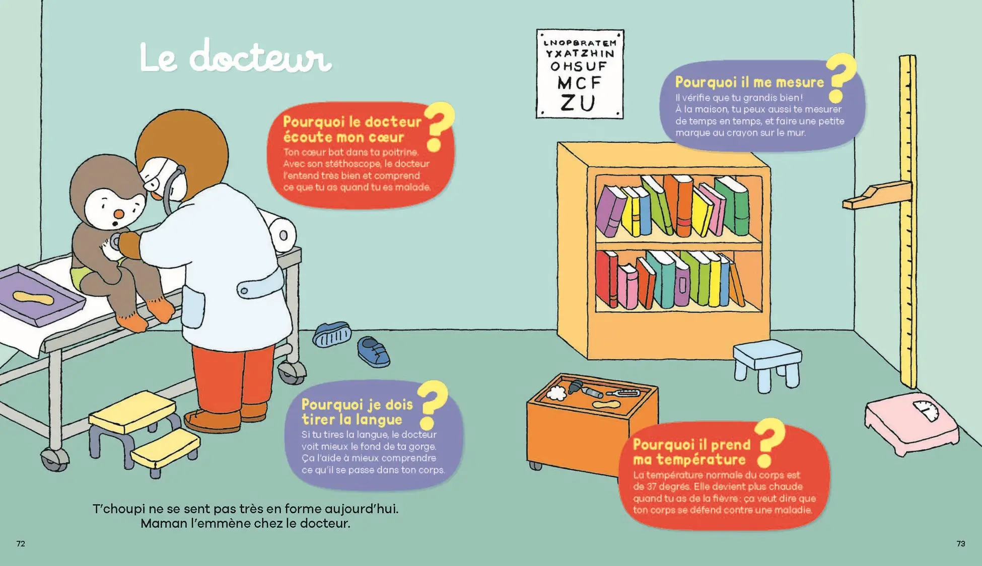 T'choupi : mon grand livre des pourquoi ? 144 questions-réponses pour découvrir le monde avec T'choupi - dès 3 ans - Livre documentaire - 9782095029418 - page-interieure 04