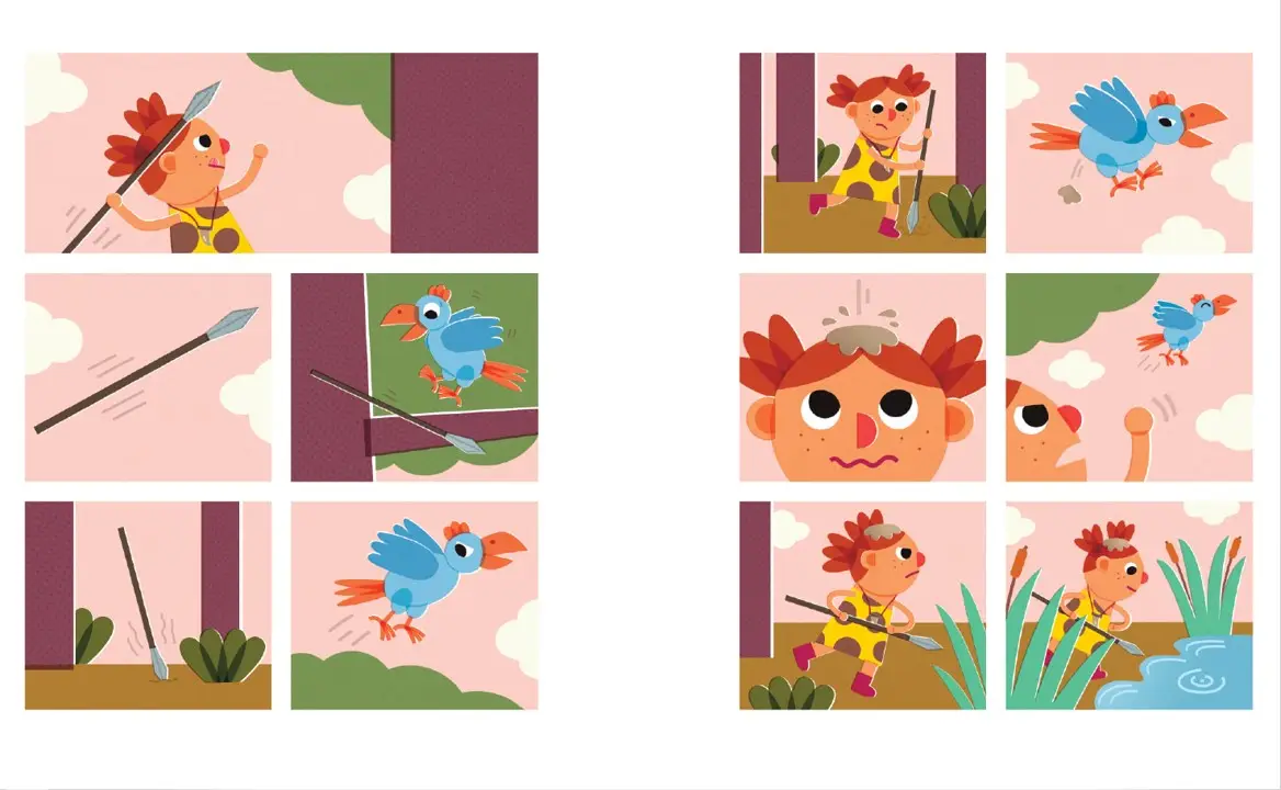 Cromimi - Une histoire amusante sur l'autonomie pour les tout-petits -  MINI BULLES - BD sans texte - dès 3 ans - BD - 9782095030087 - page-interieure 04