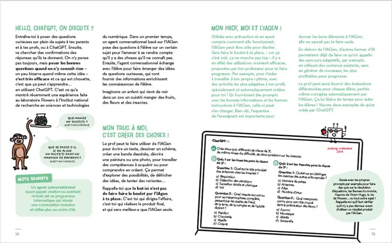 C'est (pas) moi, c'est l'IA - pour apprivoiser l'IA sans tomber dans ses pièges - dès 12 ans - Livre documentaire - 9782095035433 - page-interieure 04