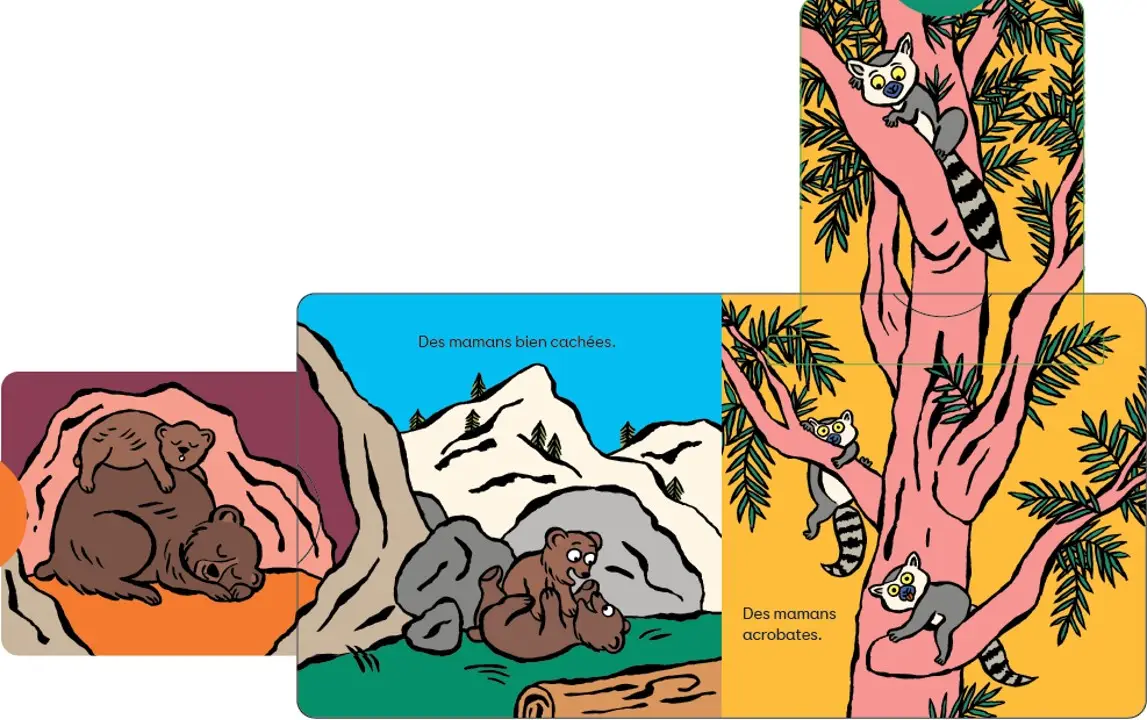 Super mamans - un livre animé et tendre qui fait honneur à toutes les mamans - dès 12 mois - Album(s) - 9782095042783 - page-interieure 04