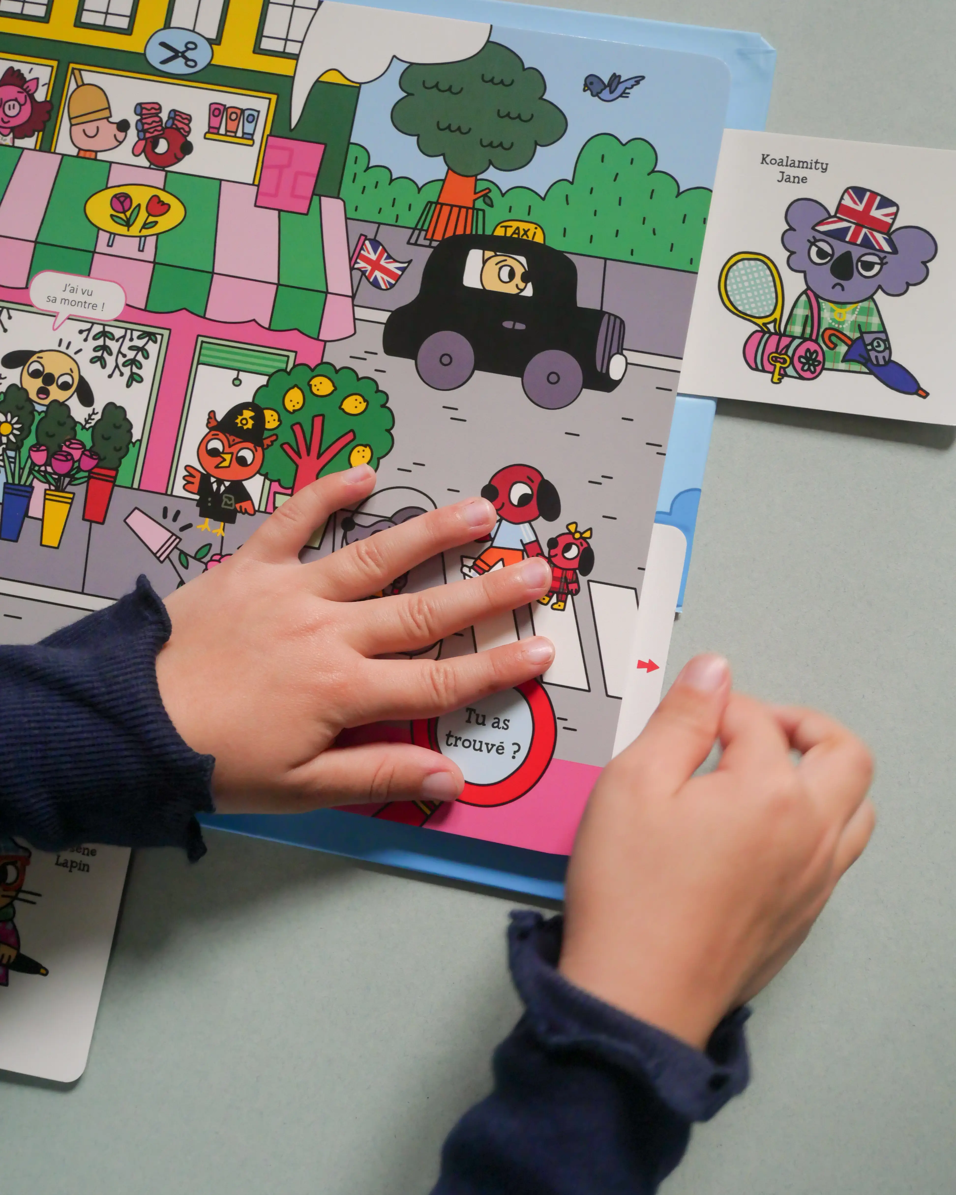 Élémentaire mon cher Wouafson ! Enquêtes à Londres - Livre d'enquêtes interactif - Jeu de déduction pour enfants dès 4 ans - 8 mystères à résoudre - Album(s) - 9782095043261 - page-interieure 04