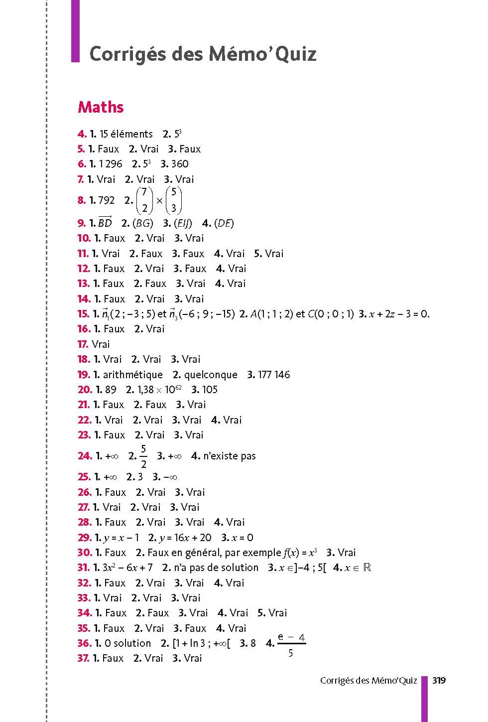 Mes spécialités Mathématiques / SVT (Sciences de la vie et de la Terre) - Ma Compil fiches BAC Term - Bac 2027 - Fiches - 9782091575827 - page intérieure 05