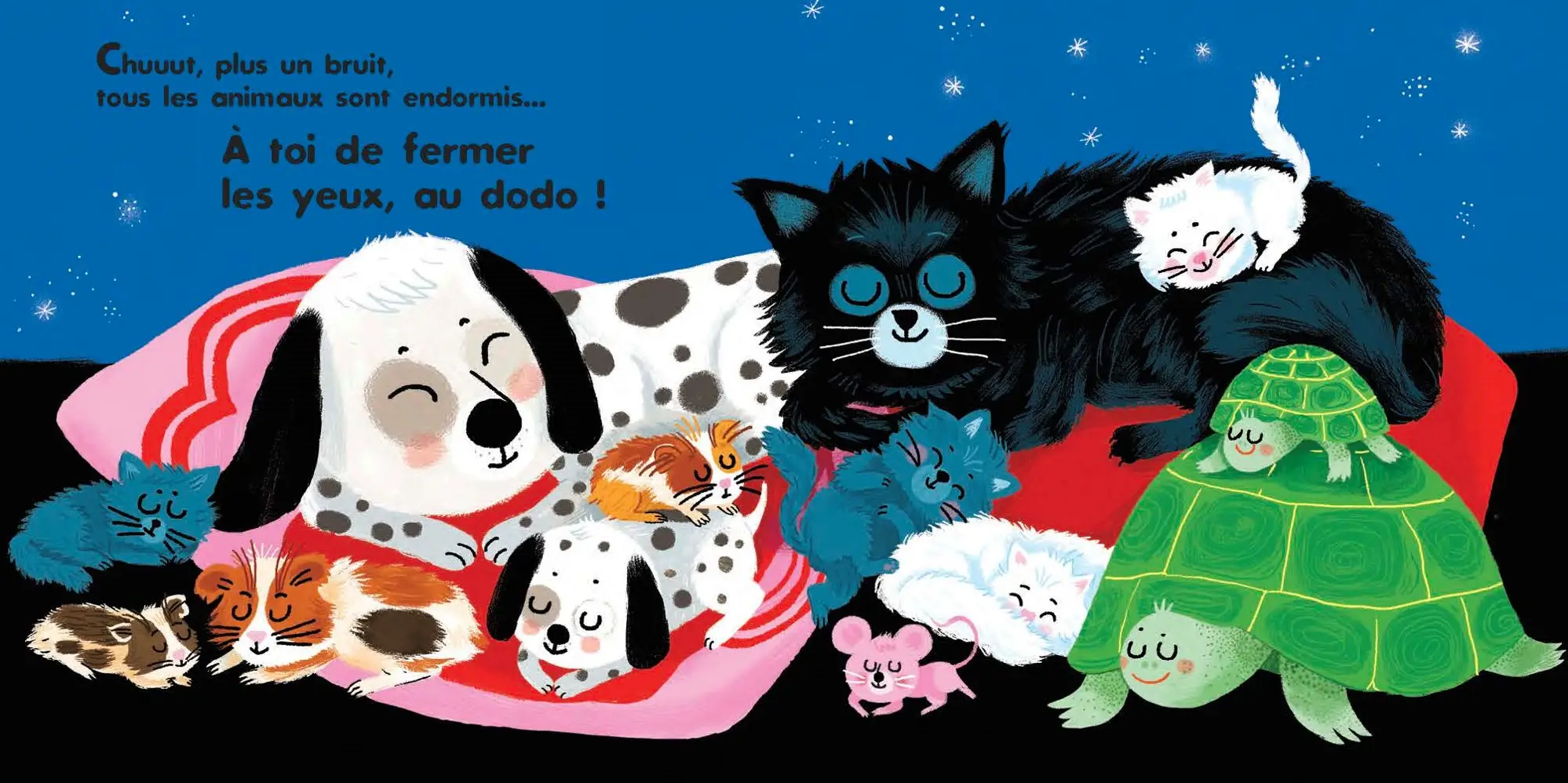 Au dodo - les amis de la maison - Livre animé dès 6 mois - Pour accompagner le rituel du coucher des bébés. - Livre d'éveil - 9782092490150 - page intérieure 05