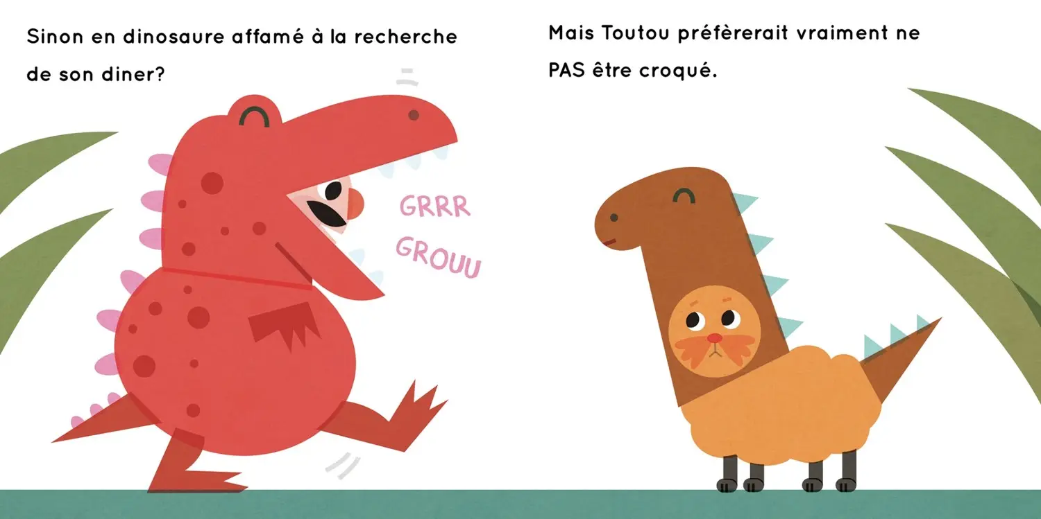 Le déguisement de monsieur Monsieur - Livre à toucher - Dès 2 ans - Album(s) - 9782092497074 - page-interieure 05