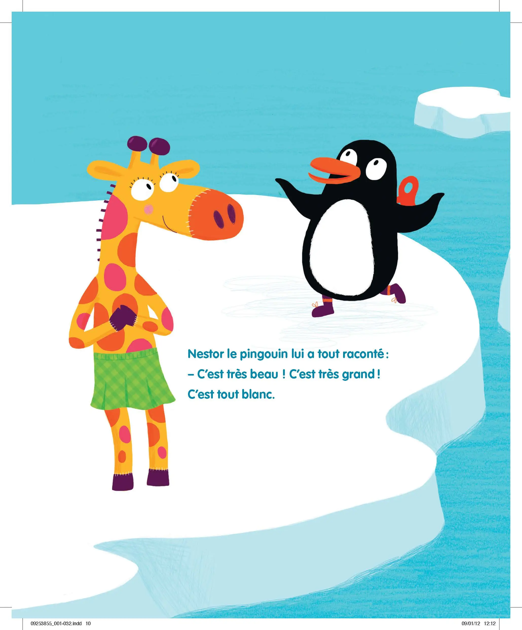 La girafe qui voulait voir la banquise - Album - Dès 3 ans  - Album(s) - 9782092538555 - page intérieure 05