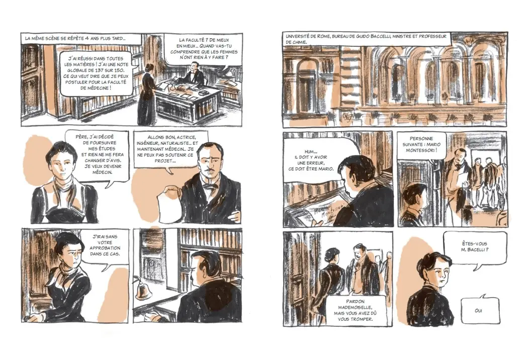 Maria Montessori : une vie pour la liberté - la biographie en BD d'un destin extraordinaire - BD - 9782092791349 - page-interieure 05