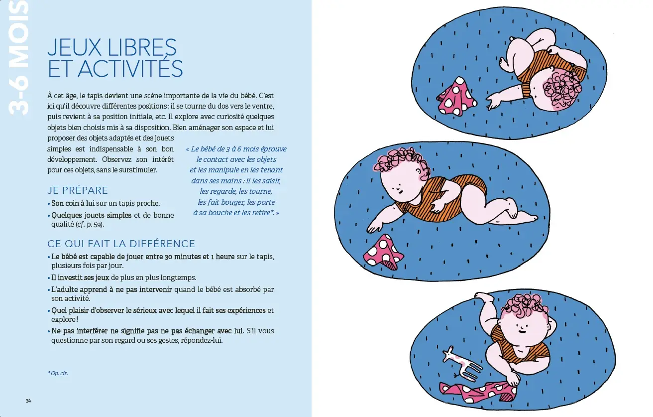 Bébé serein avec Emmi Pikler - Livre - 9782092791684 - page-interieure 05