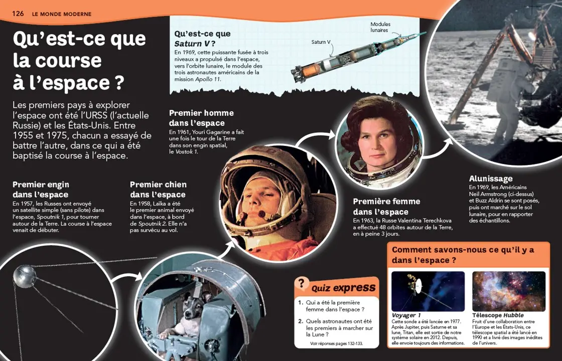 Questions Réponses : Mon encyclopédie de l'Histoire - une entrée très accessible sur l'Histoire du monde - dès 7 ans - Livre documentaire - 9782095021375 - page-interieure 05