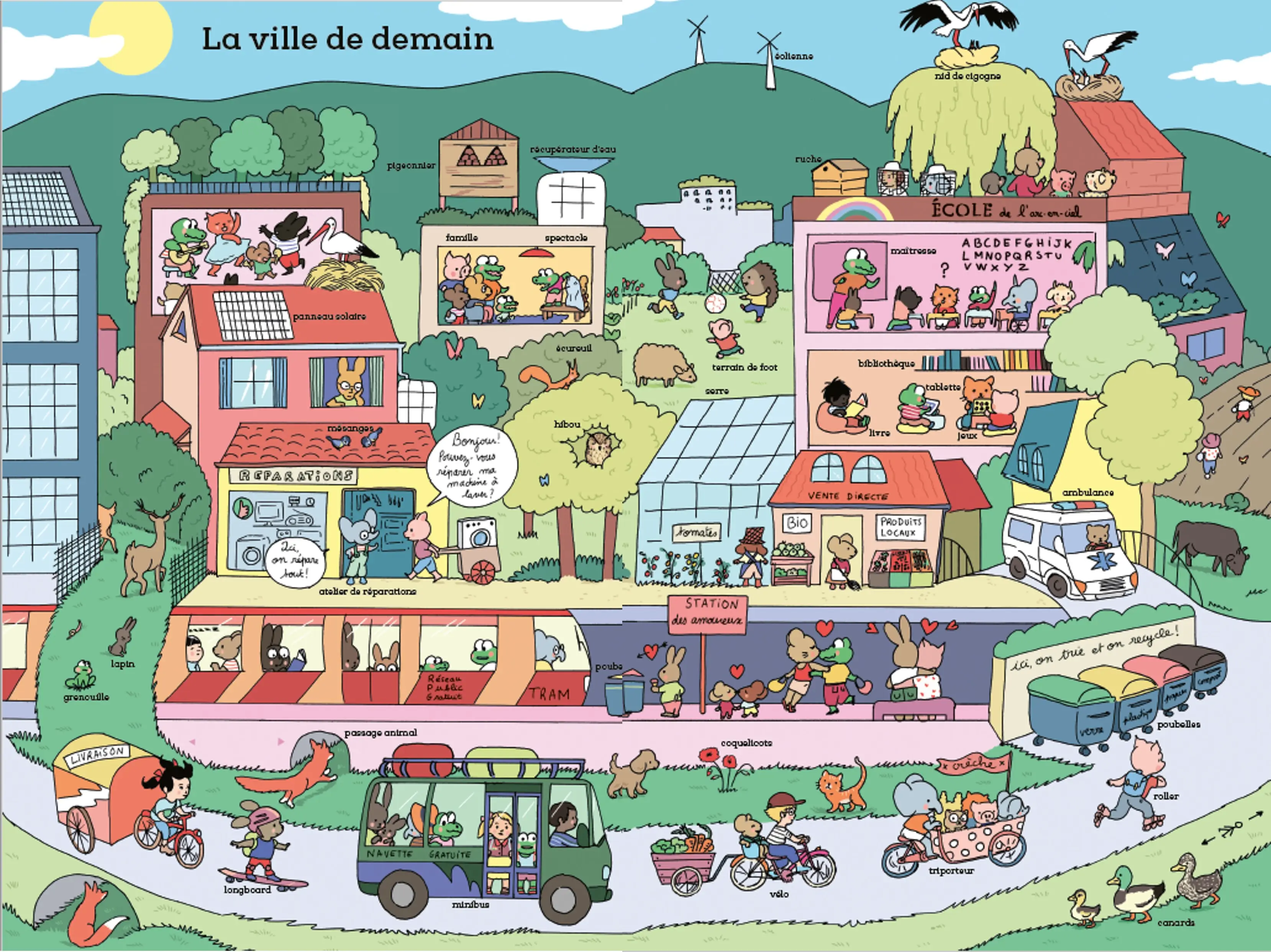 Toute une histoire - 800 mots en images pour voyager dans le temps - dès 3 ans  - Livre d'éveil - 9782095026677 - page-interieure 05