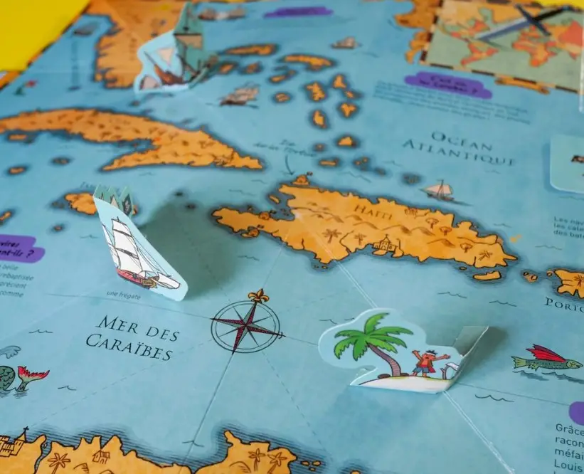 Le Kididoc des pirates - pour découvrir la vraie vie des pirates dans un grand livre Pop-up extraordinaire - dès 5 ans - Livre documentaire - 9782095028718 - page intérieure 05
