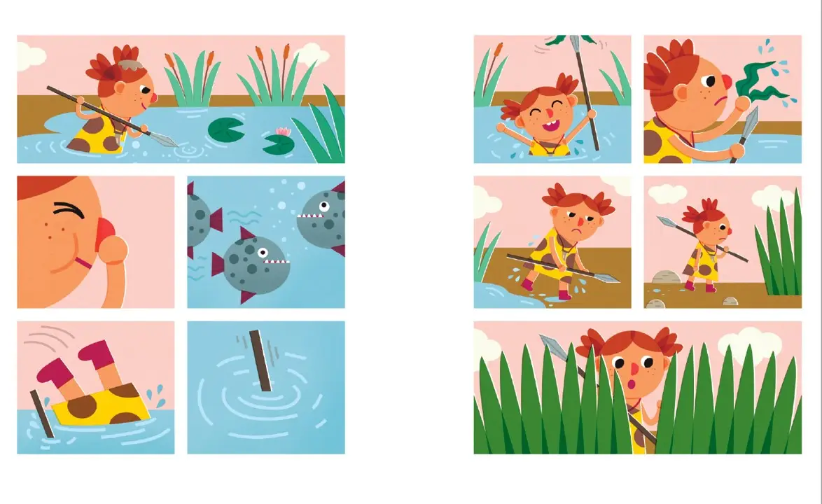 Cromimi - Une histoire amusante sur l'autonomie pour les tout-petits -  MINI BULLES - BD sans texte - dès 3 ans - BD - 9782095030087 - page-interieure 05