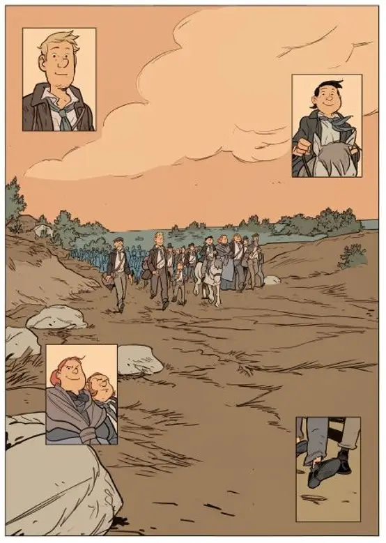 L'improbable révolution de Corentin Tréguier au Royaume-Uni - Une BD captivante sur la révolution sociale dans l'Angleterre industrielle  - BD - 9782095030162 - page-interieure 05