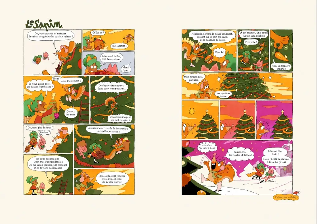 Une aventure Millie & Catsou : Noël Bif-bof - Une BD pour préparer le Noël que l'on désire - Dès 8 ans - BD - 9782095030728 - page-interieure 05