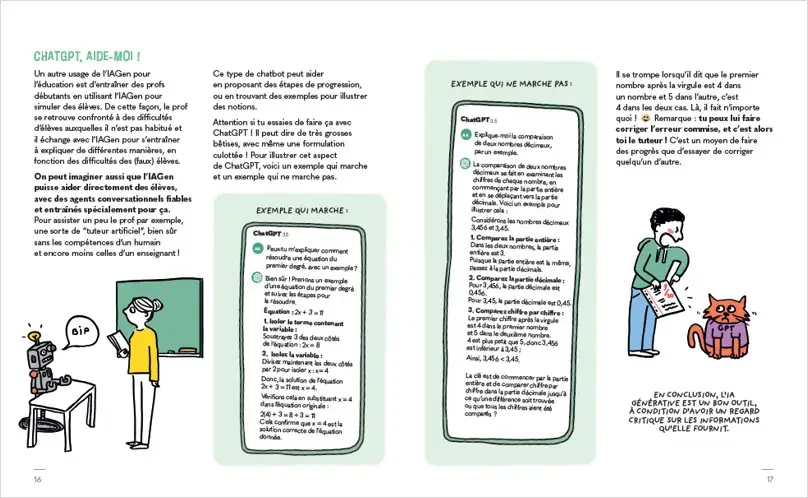 C'est (pas) moi, c'est l'IA - pour apprivoiser l'IA sans tomber dans ses pièges - dès 12 ans - Livre documentaire - 9782095035440 - page-interieure 05