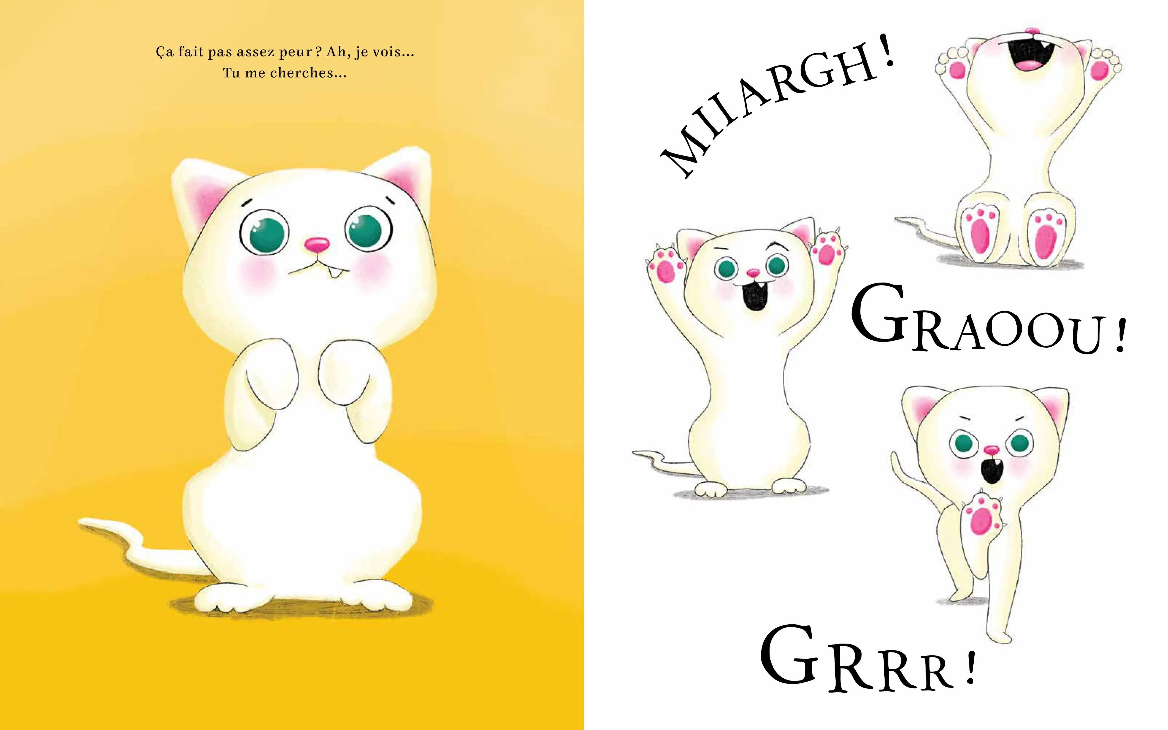 L'abominable chaton qui fait très peur ! - Un adorable chaton déterminé à faire PEUR - dès 3 ans - Album(s) - 9782095041236 - page-interieure 05