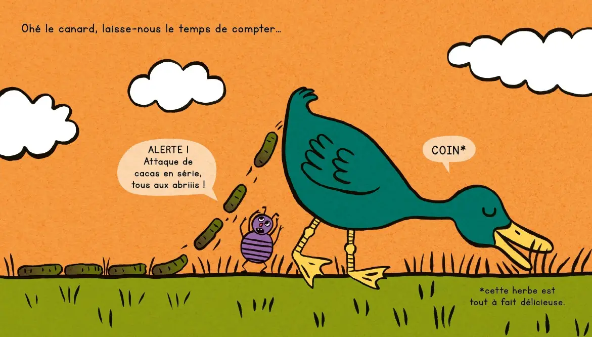 1,2,3 crottes ! - Un drôle de livre pour apprendre à compter jusqu'à 10 - dès 2 ans - Livre d'éveil - 9782095042691 - page-interieure 05