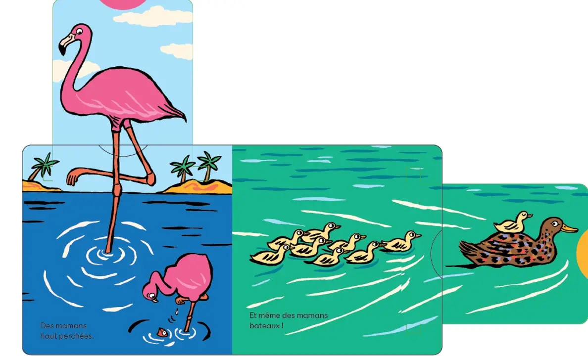 Super mamans - un livre animé et tendre qui fait honneur à toutes les mamans - dès 12 mois - Album(s) - 9782095042783 - page-interieure 05