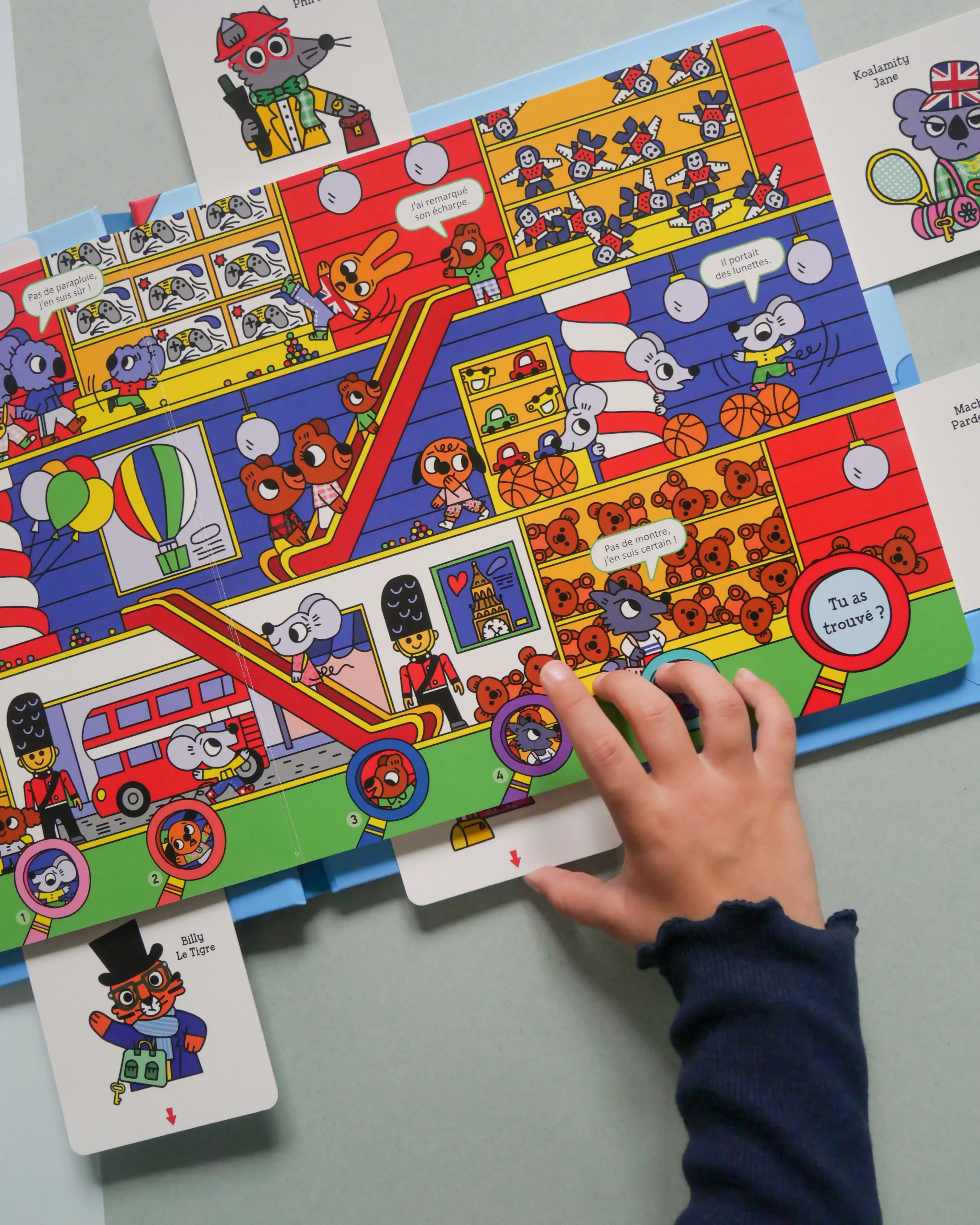 Élémentaire mon cher Wouafson ! Enquêtes à Londres - Livre d'enquêtes interactif - Jeu de déduction pour enfants dès 4 ans - 8 mystères à résoudre - Album(s) - 9782095043261 - page-interieure 05