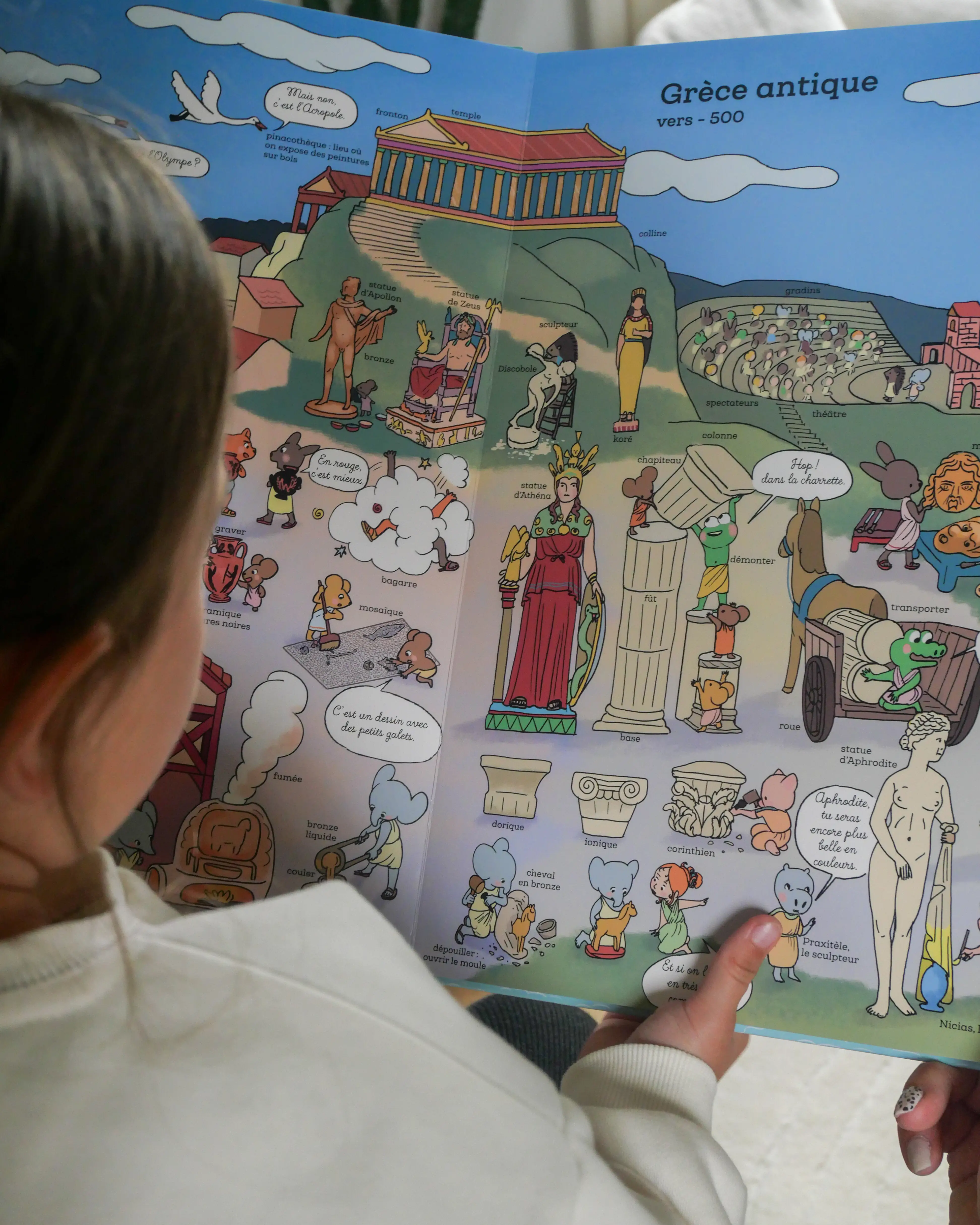 Ma petite histoire de l'art en 1001 mots - Premier livre d'histoire de l'art pour tout-petits - Album dès 3 ans - Album(s) - 9782095043896 - page-interieure 05