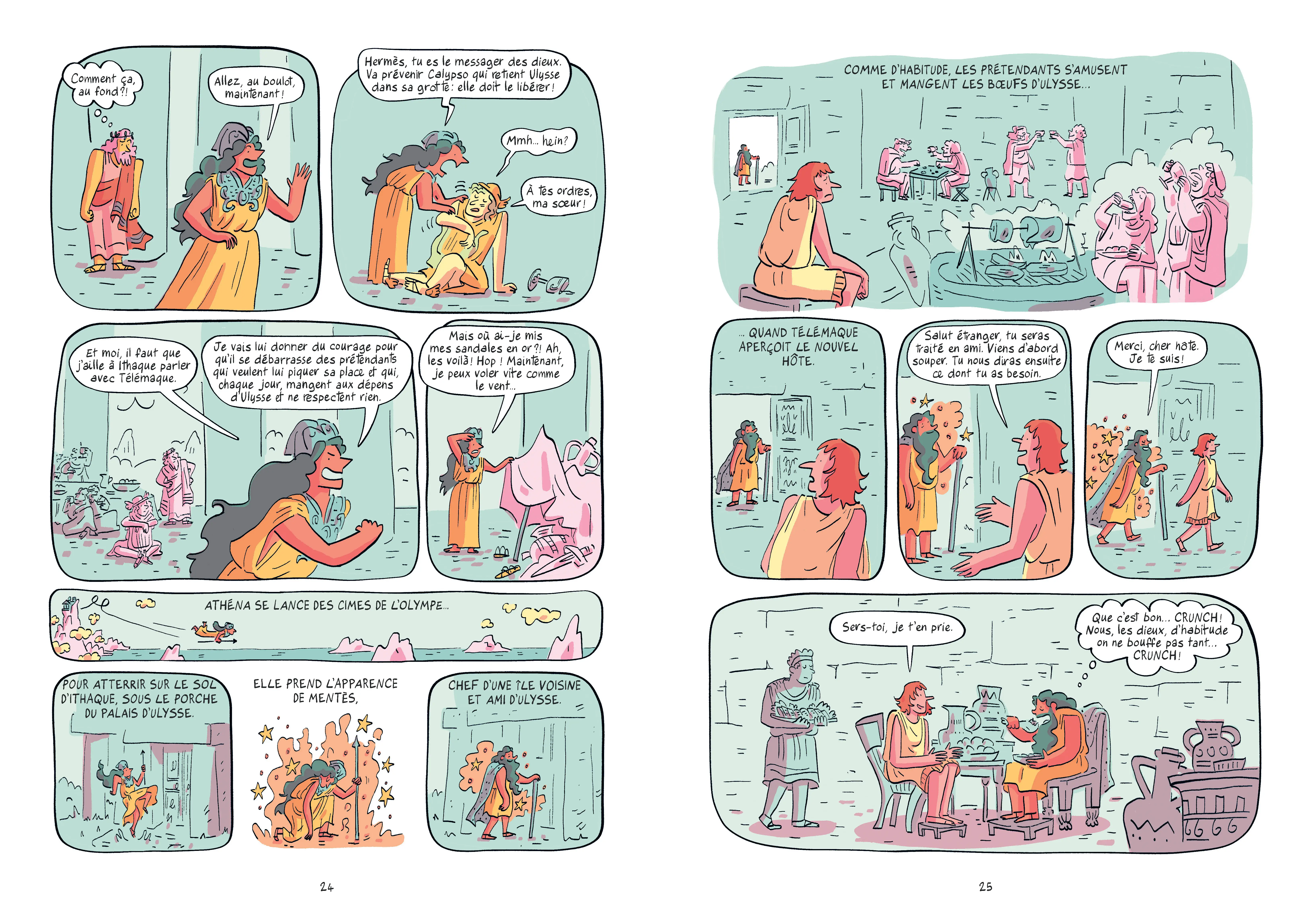L'Odyssée d'après Homère - Le retour d'Ulysse : ce que le mythe nous raconte vraiment ! Dès 10 ans - BD - 9782095049942 - page-interieure-05