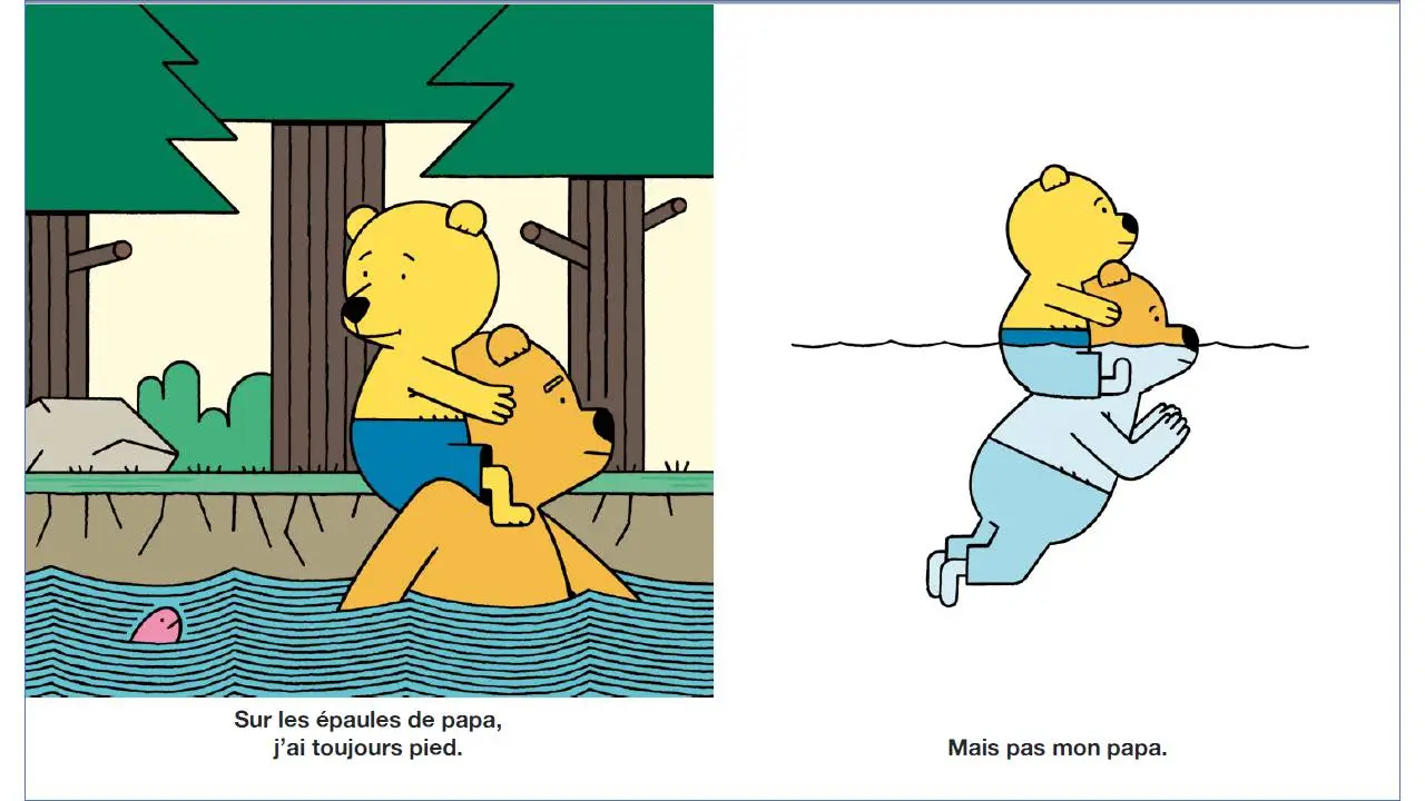 Sur les épaules de papa - Un album plein d'humour et de tendresse sur la relation père-enfant - Dès 2 ans - Album(s) - 9782095053611 - page-interieure 05
