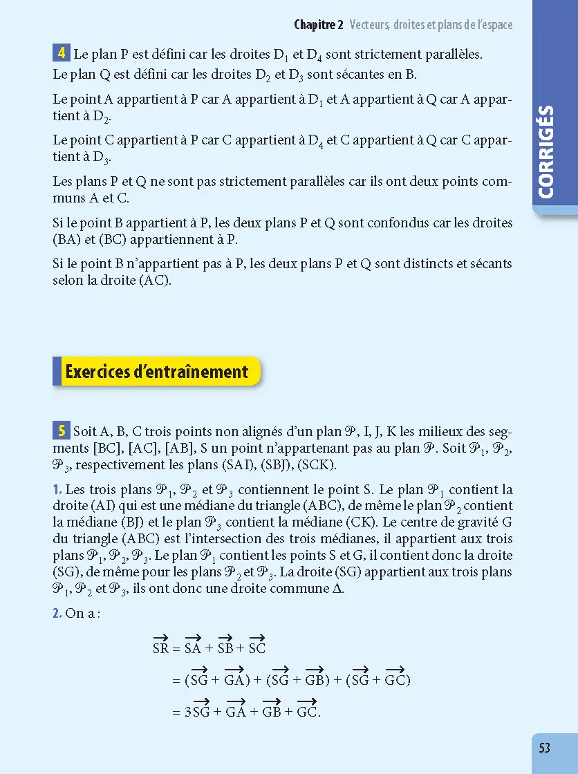 Maths Terminale - Pour viser la prépa scientifique - ABC Excellence Ambition prépa - Bac 2027 - Enseignement de spécialité Tle - Cours, Approfondissement, Méthode, Exercices et Sujets corrigés - Livre de cours, méthode et exercices - 9782095033965 - page intérieure 053
