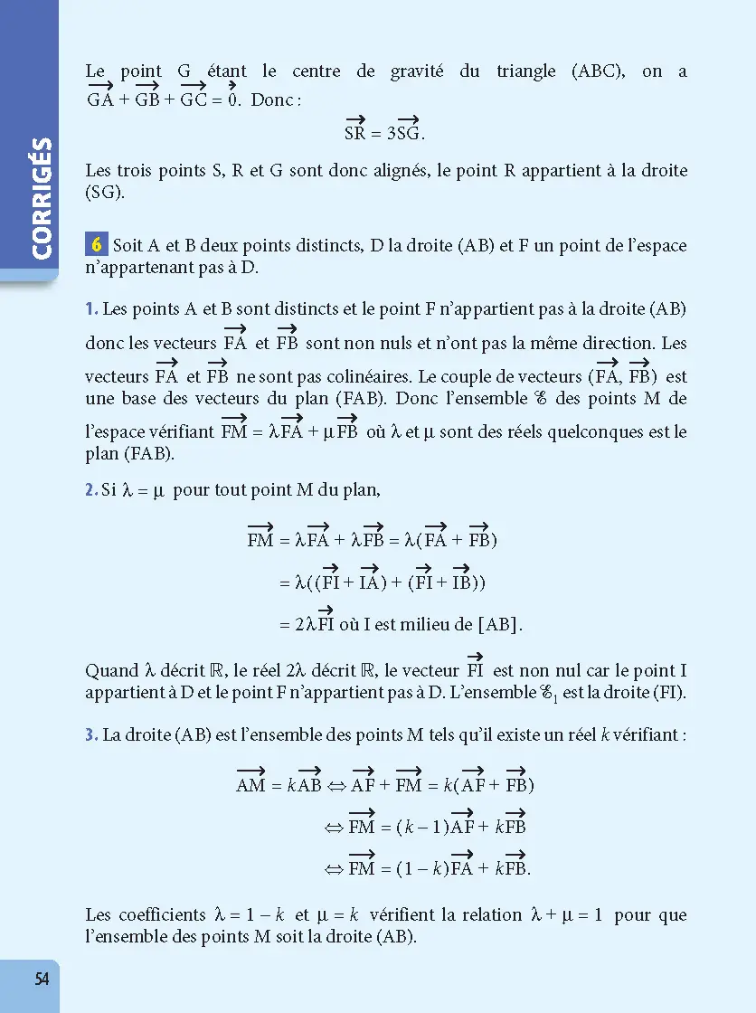 Maths Terminale - Pour viser la prépa scientifique - ABC Excellence Ambition prépa - Bac 2027 - Enseignement de spécialité Tle - Cours, Approfondissement, Méthode, Exercices et Sujets corrigés - EPUB - Livre de cours, méthode et exercices - 9782095034337 - page intérieure 054
