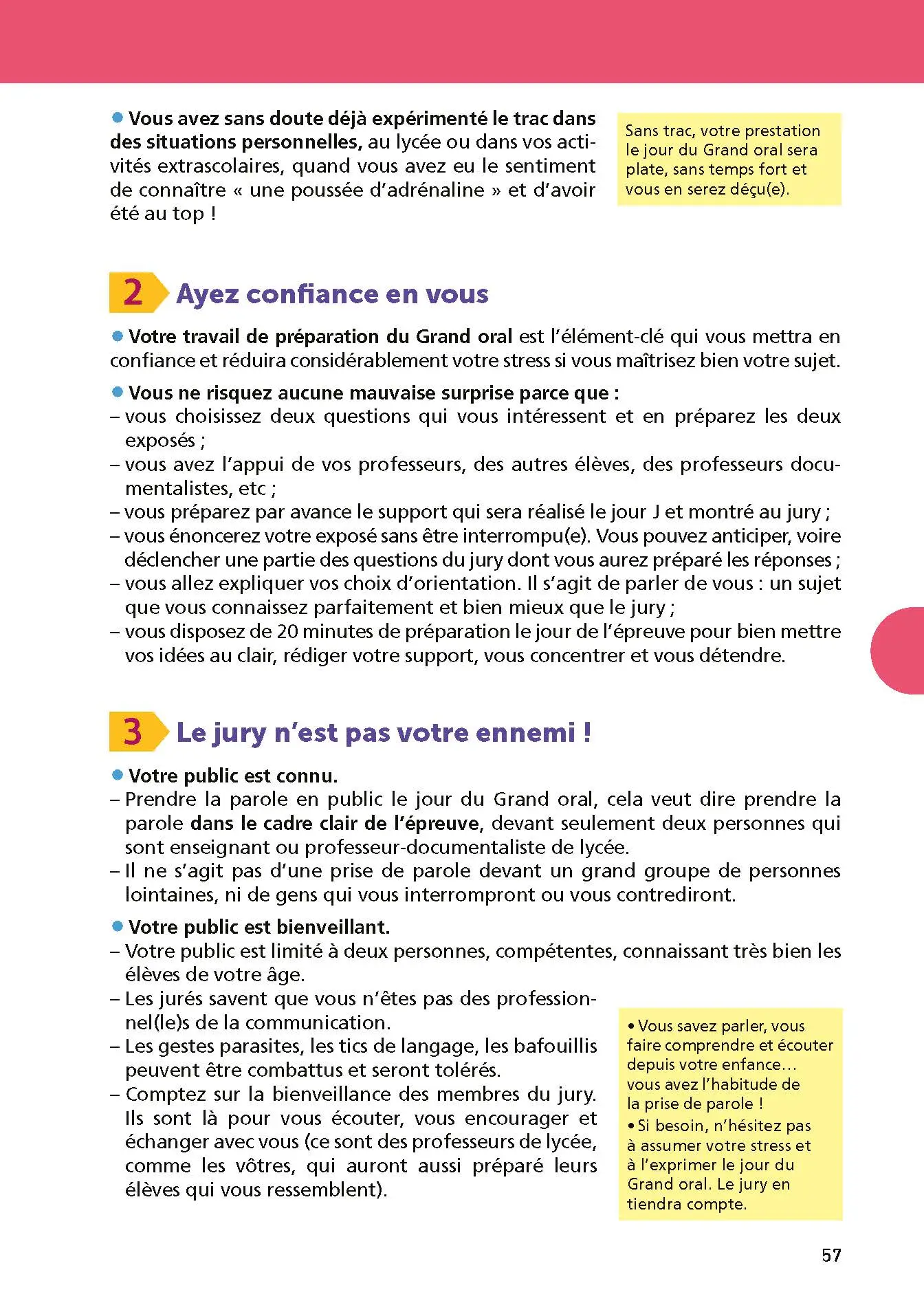 Mission Grand oral - Sciences - ABC Réussite - Spécialités de Terminale - Maths , Physique-Chimie, SVT, NSI - Bac 2027 - Epreuve finale Tle Grand oral - EPUB - Livre de cours, méthode et exercices - 9782095050429 - page intérieure 057