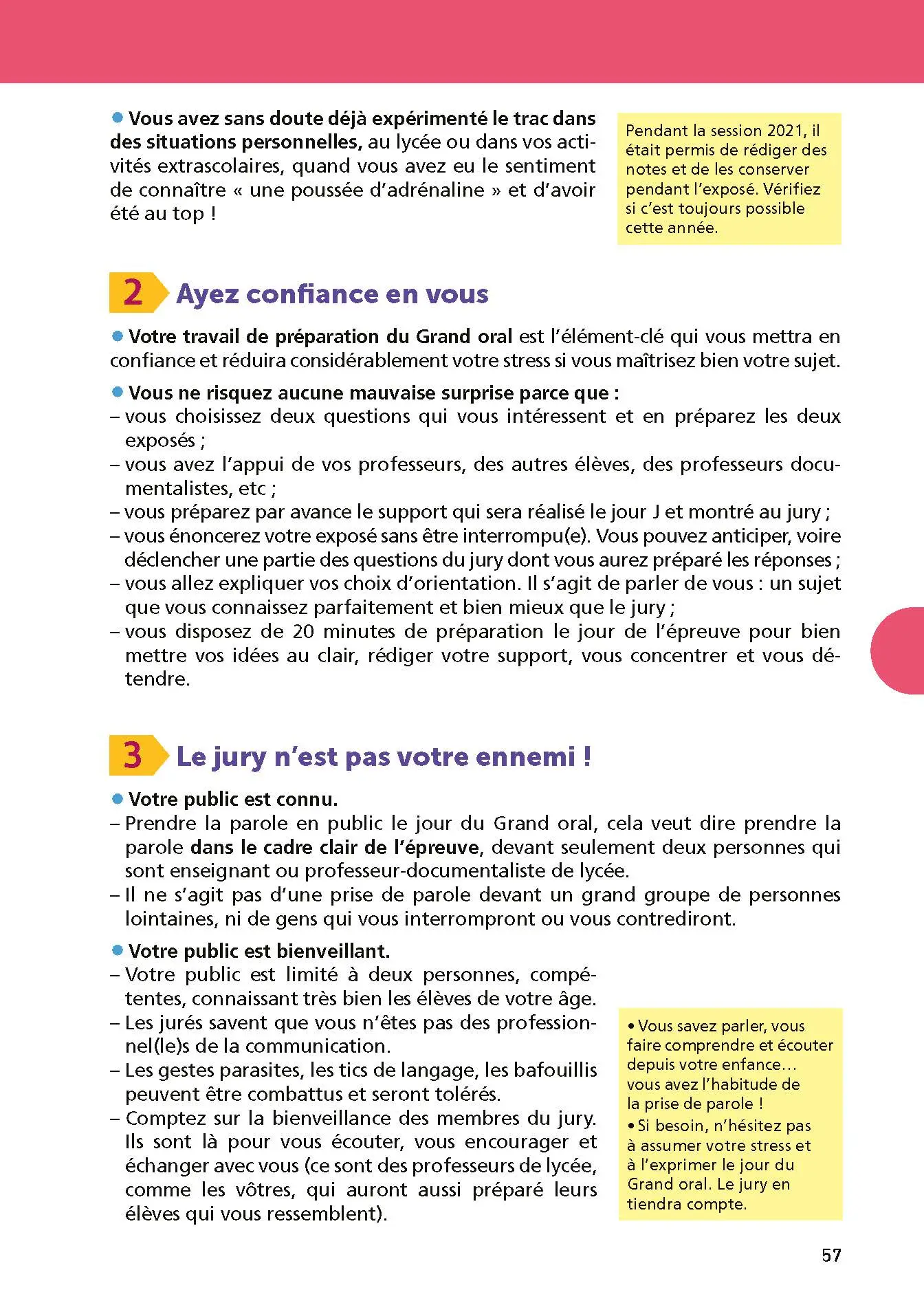 Mission Grand oral - Sciences  Humaines et Sociales - ABC Réussite - Spécialités de Terminale - SES, HGGSP, LLCER, Maths - Bac 2027 - Epreuve finale Tle Grand oral - EPUB - Livre de cours, méthode et exercices - 9782095050436 - page intérieure 057