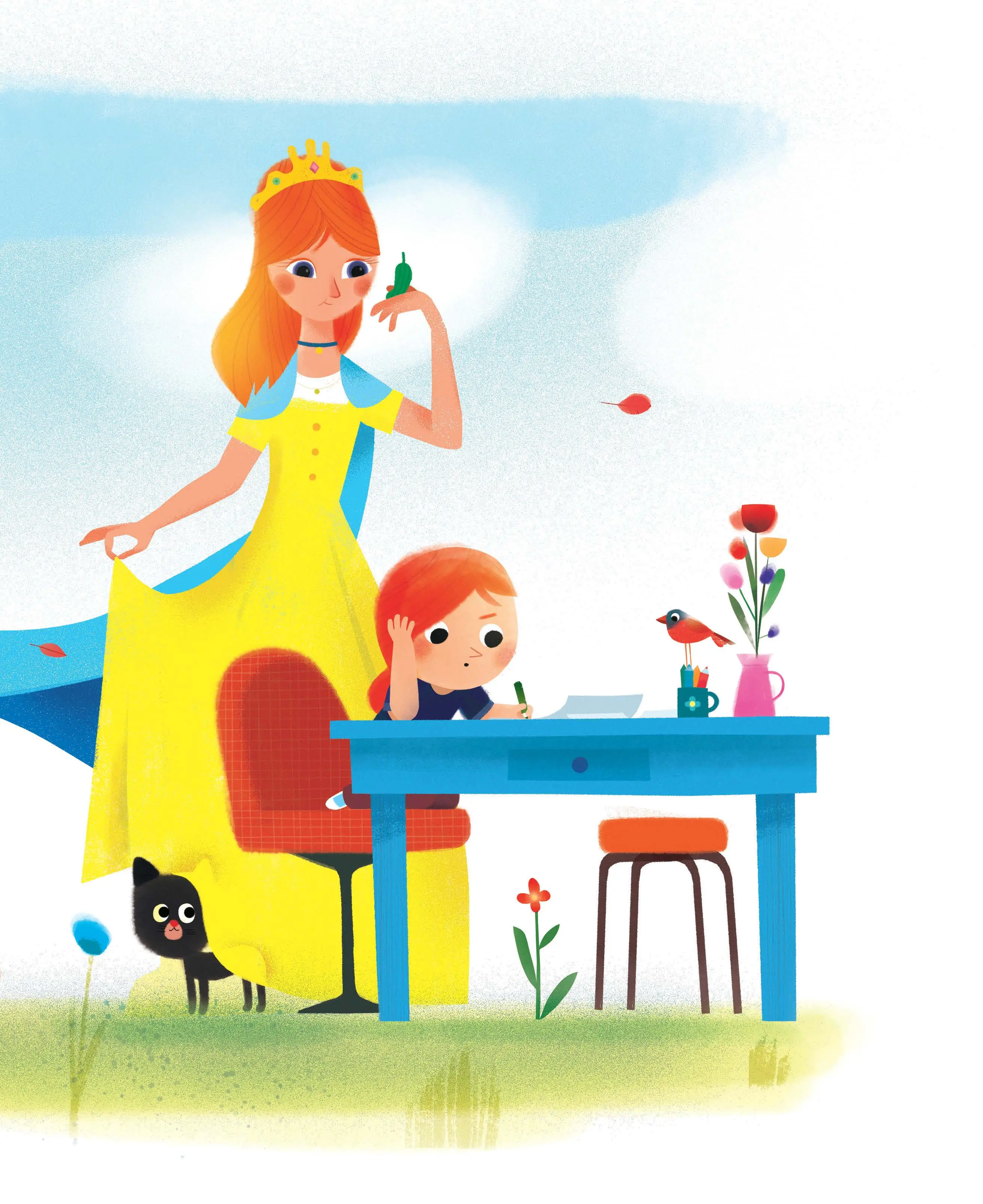 Le Carnet à secrets - Un livre tendre sur les émotions et les rêves des enfants - Dès 3 ans  - Album(s) - 9782092565834 - page intérieure 06