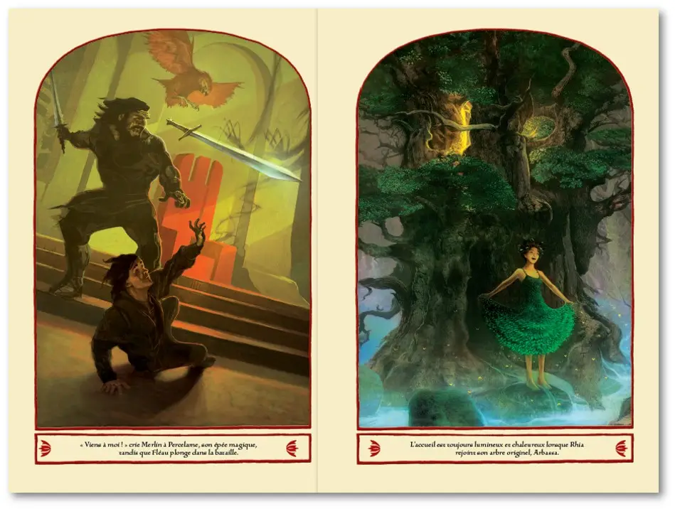 Merlin - Le guide des quatre mondes - Dès 10 ans - Roman - 9782092575819 - page intérieure 06