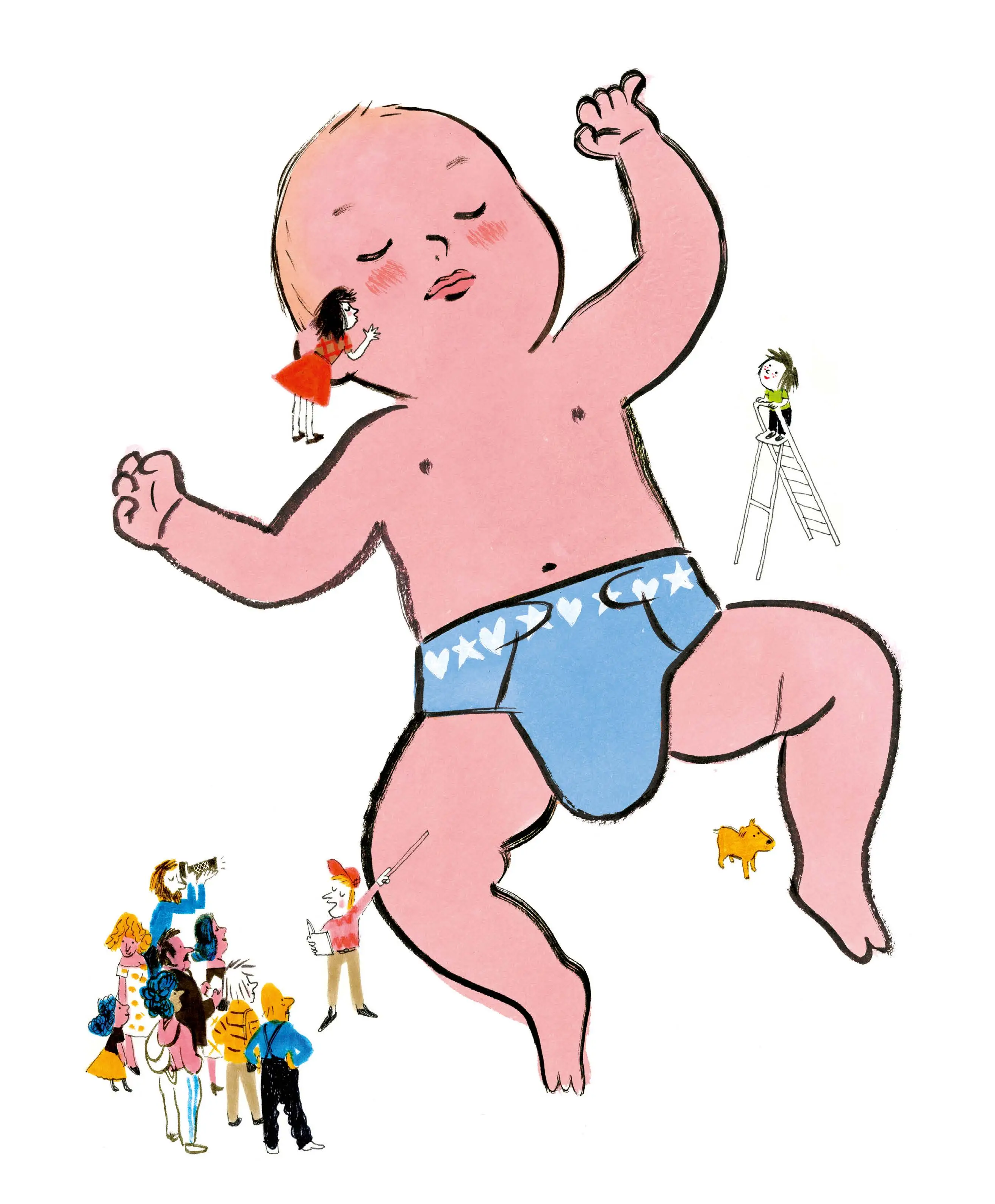 Le plus beau bébé du monde - Un livre drôle et poétique - dès 3 ans - Album(s) - 9782092589083 - page intérieure 06