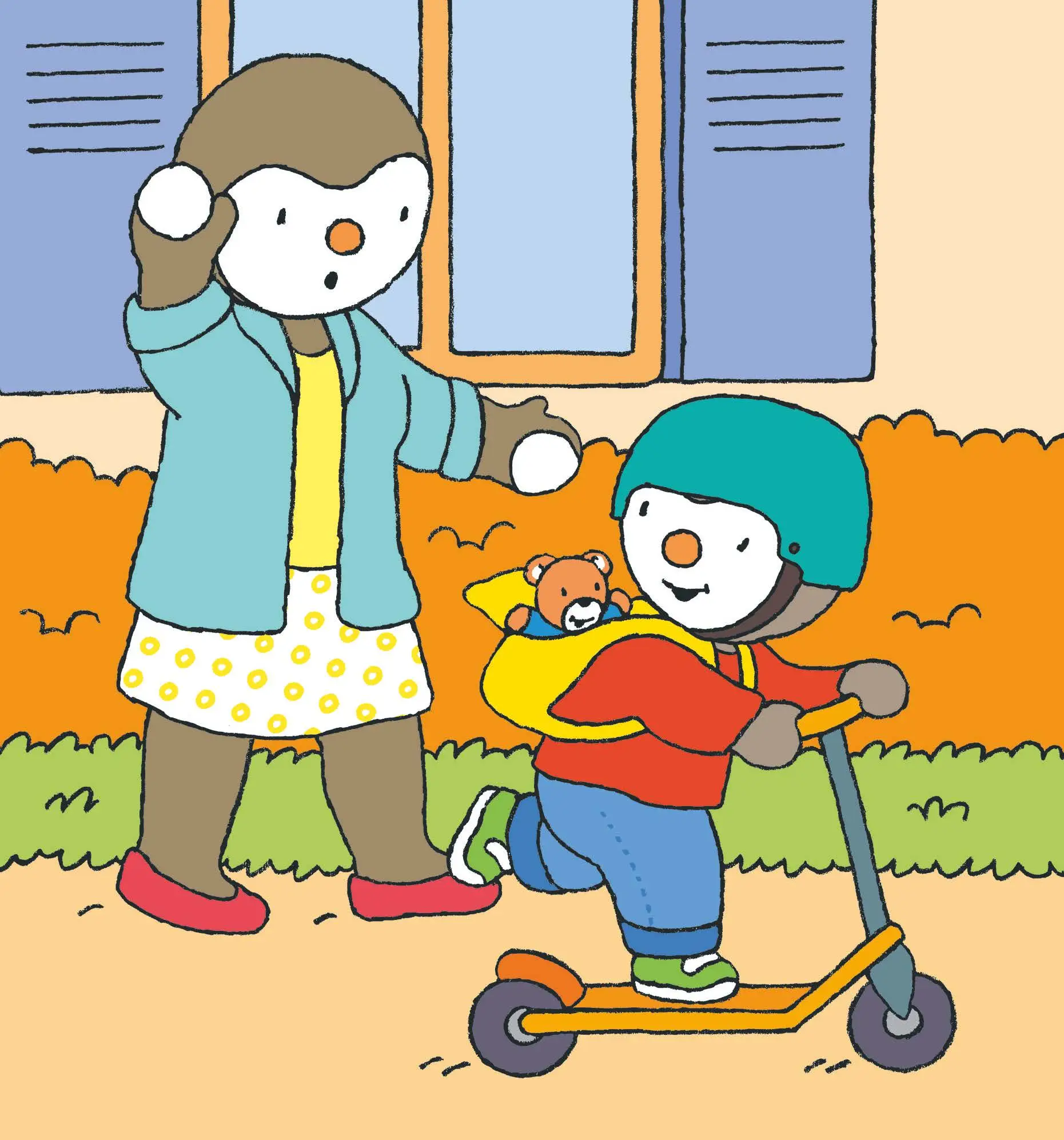 T'choupi fait de la trottinette - Dès 2 ans - Album(s) - 9782092590287 - page intérieure 06