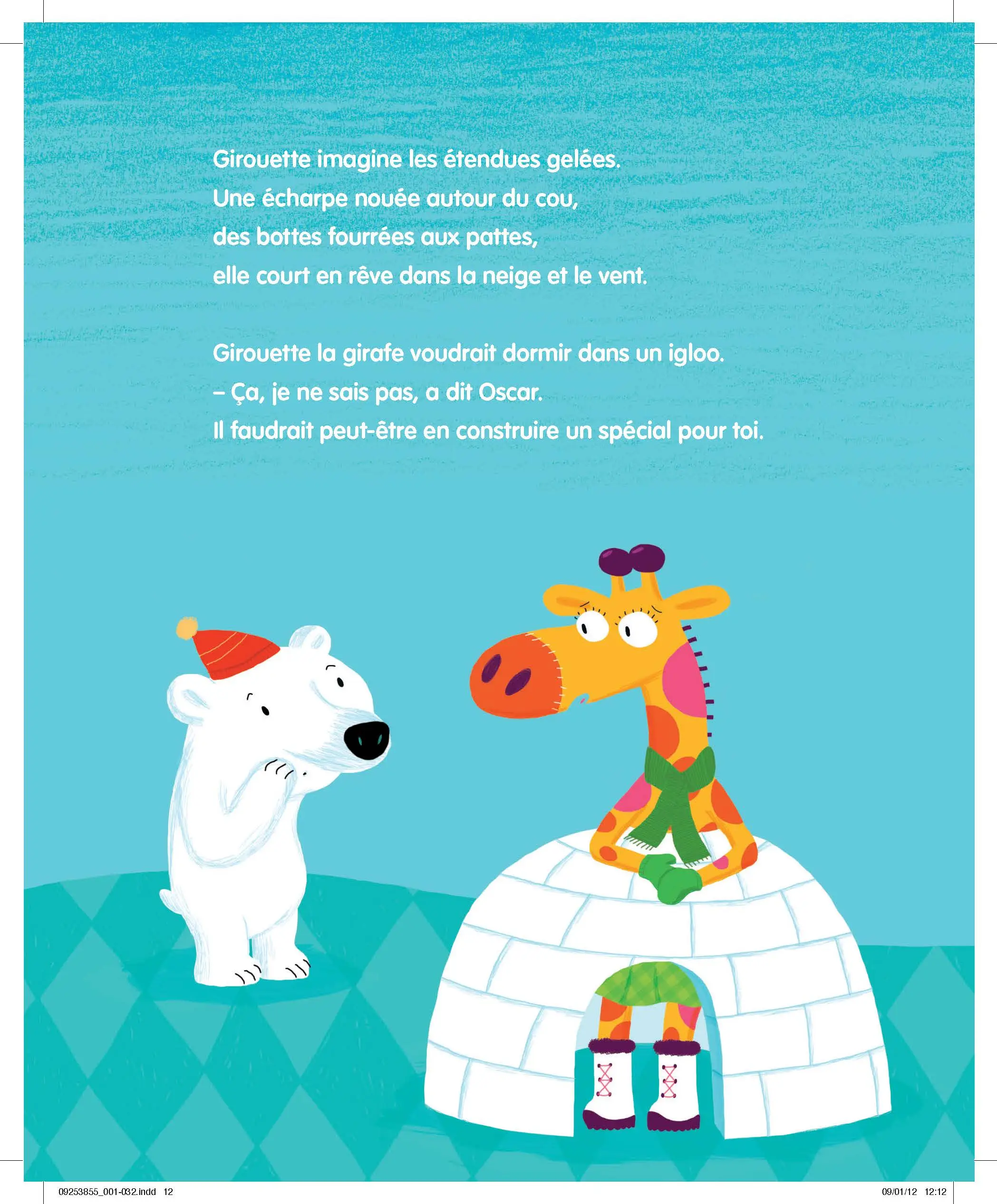 La girafe qui voulait voir la banquise - Album - Dès 3 ans  - Album(s) - 9782092538555 - page intérieure 07