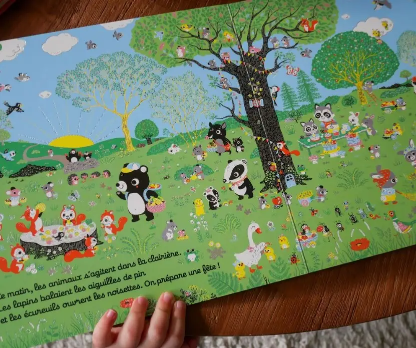 Le grand festin - un album féérique grand format à découvrir dès 6 mois - Livre d'éveil - 9782095034573 - page intérieure 07