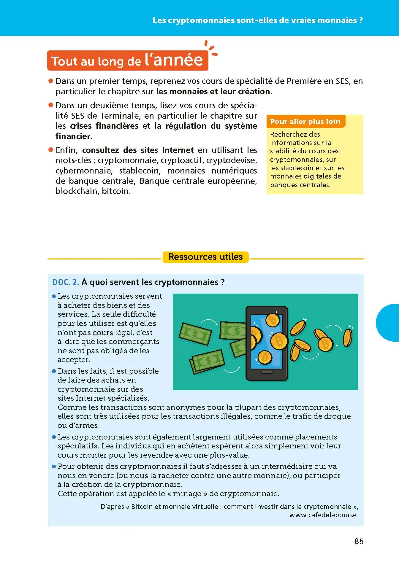 Mission Grand oral - Sciences  Humaines et Sociales - ABC Réussite - Spécialités de Terminale - SES, HGGSP, LLCER, Maths - Bac 2027 - Epreuve finale Tle Grand oral - EPUB - Livre de cours, méthode et exercices - 9782095050436 - page intérieure 085