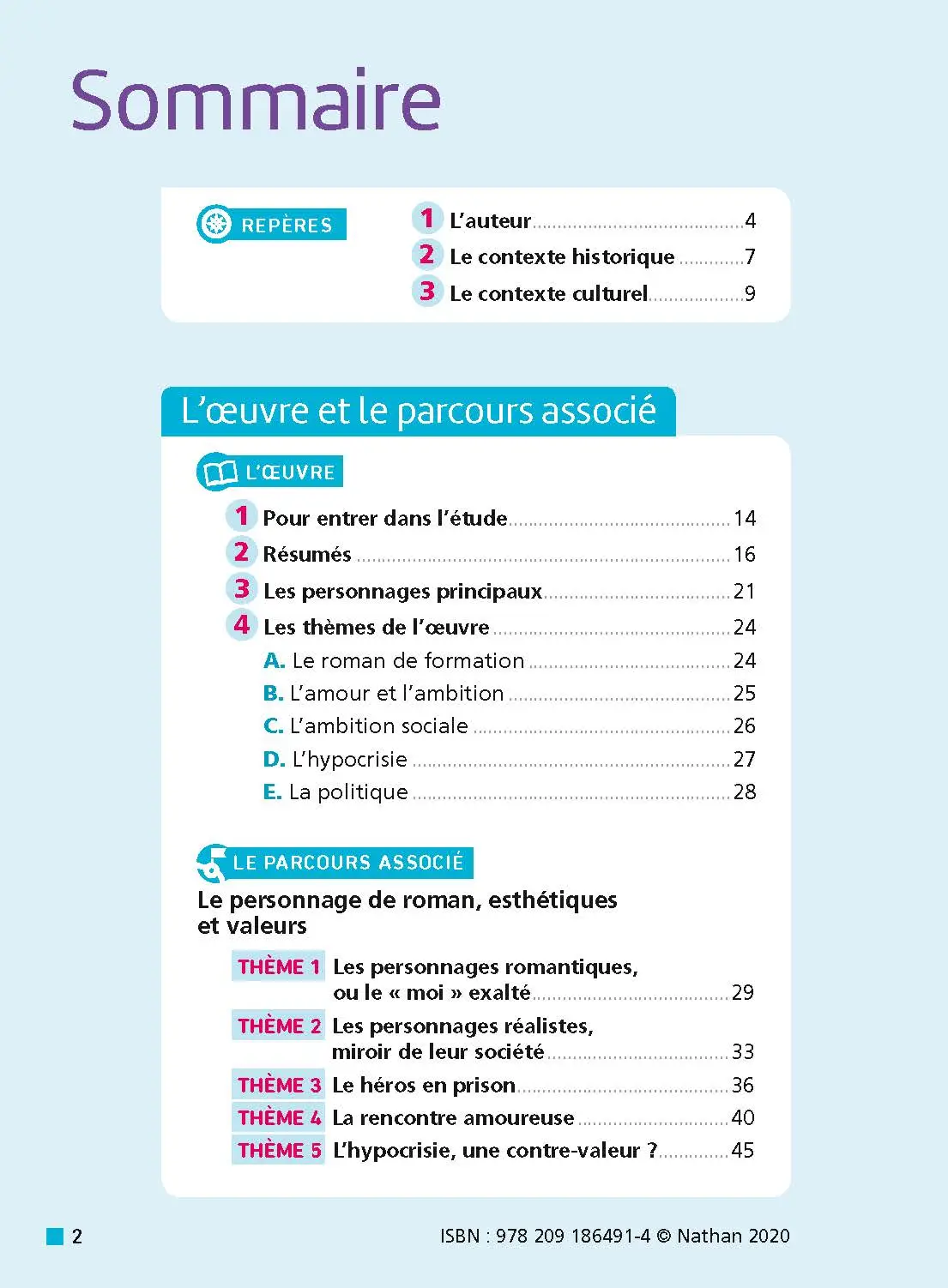 Analyse et étude de l'oeuvre-Le Rouge et le Noir de Stendhal - Réussir son BAC Français 1re - Parcours : Le personnage de roman, esthétiques et valeurs-Une oeuvre, un parcours - Livre - 9782091320908 - Page intérieure 1/5