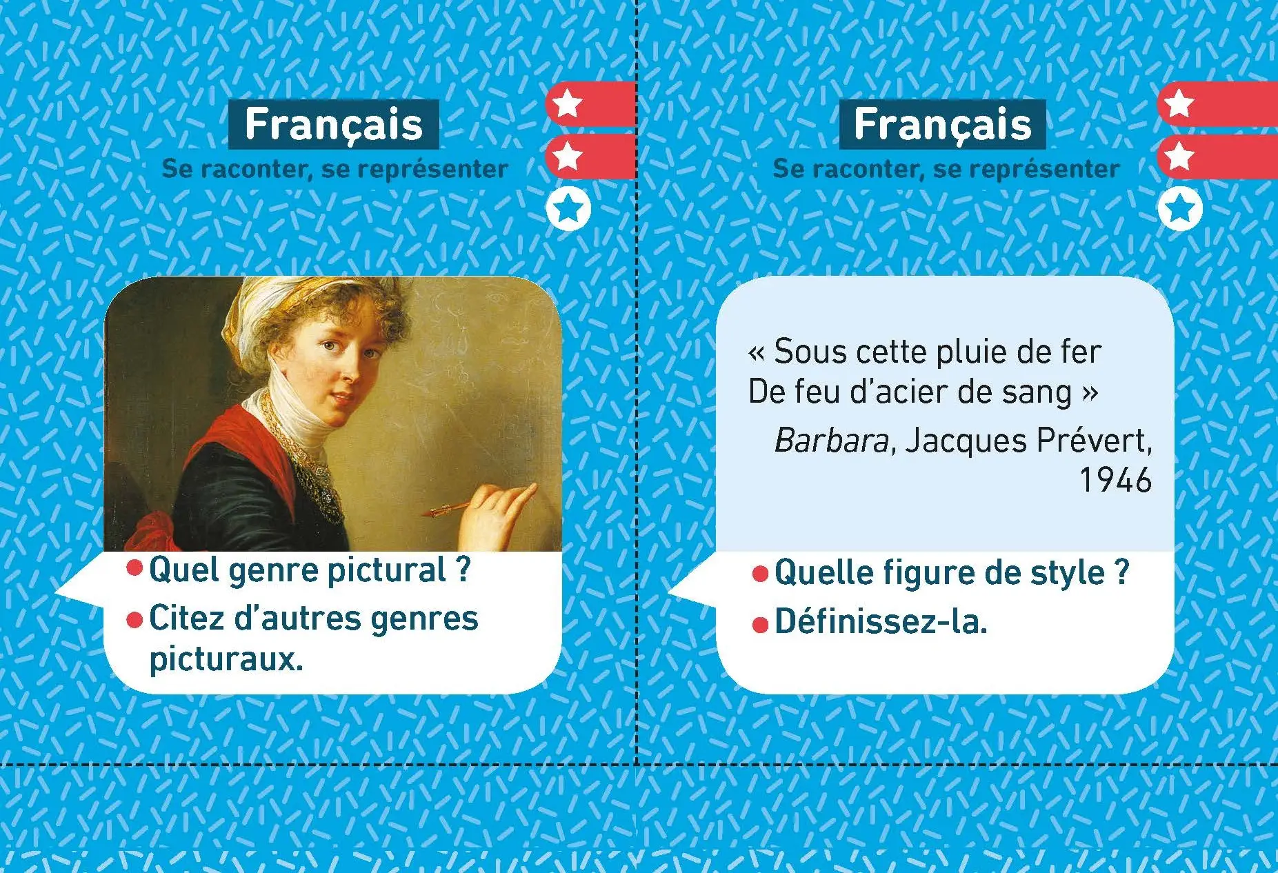 Français 3e - Toutes les cartes en main - Fiches quiz Brevet - Brevet 2027 - Fiches - 9782091573847 -  [page intérieure]1